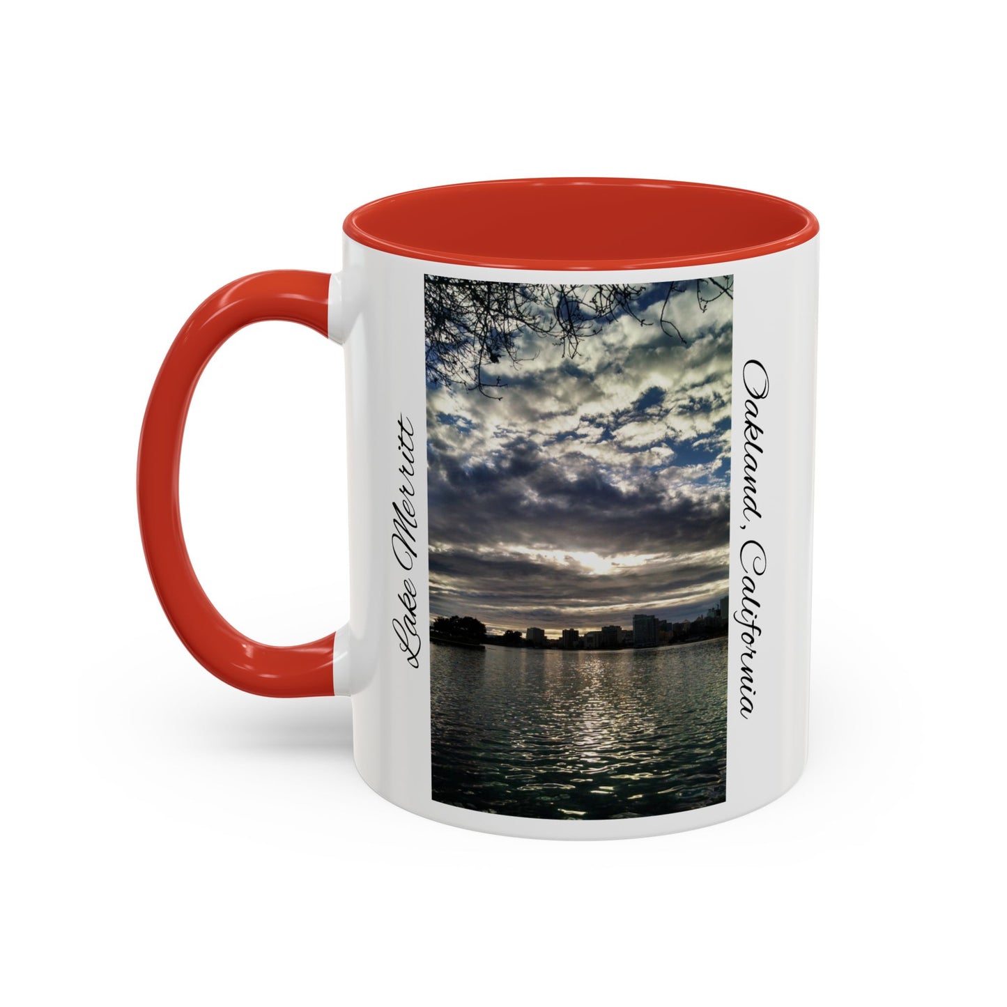 11oz/15oz Two Tone Lake Merritt, Oakland California San Francisco Bay Area Keepsake Coffee Mug