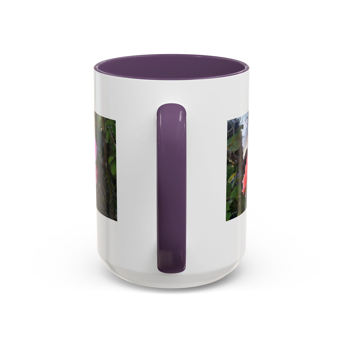 11oz/15oz Garden Themed Double Delight Rose Coffee Mug