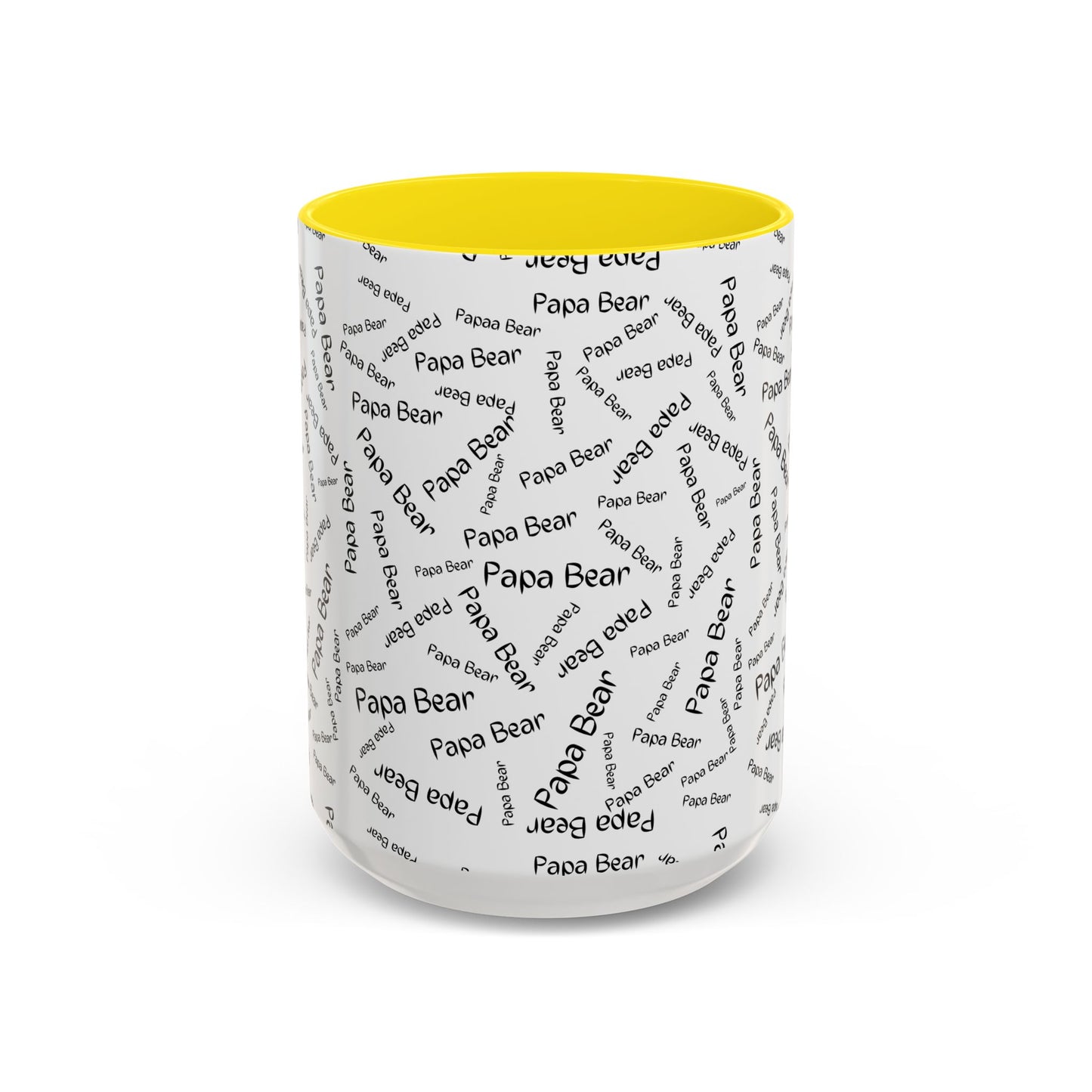 11oz/15oz Papa Bear Word Scramble Coffee Mug