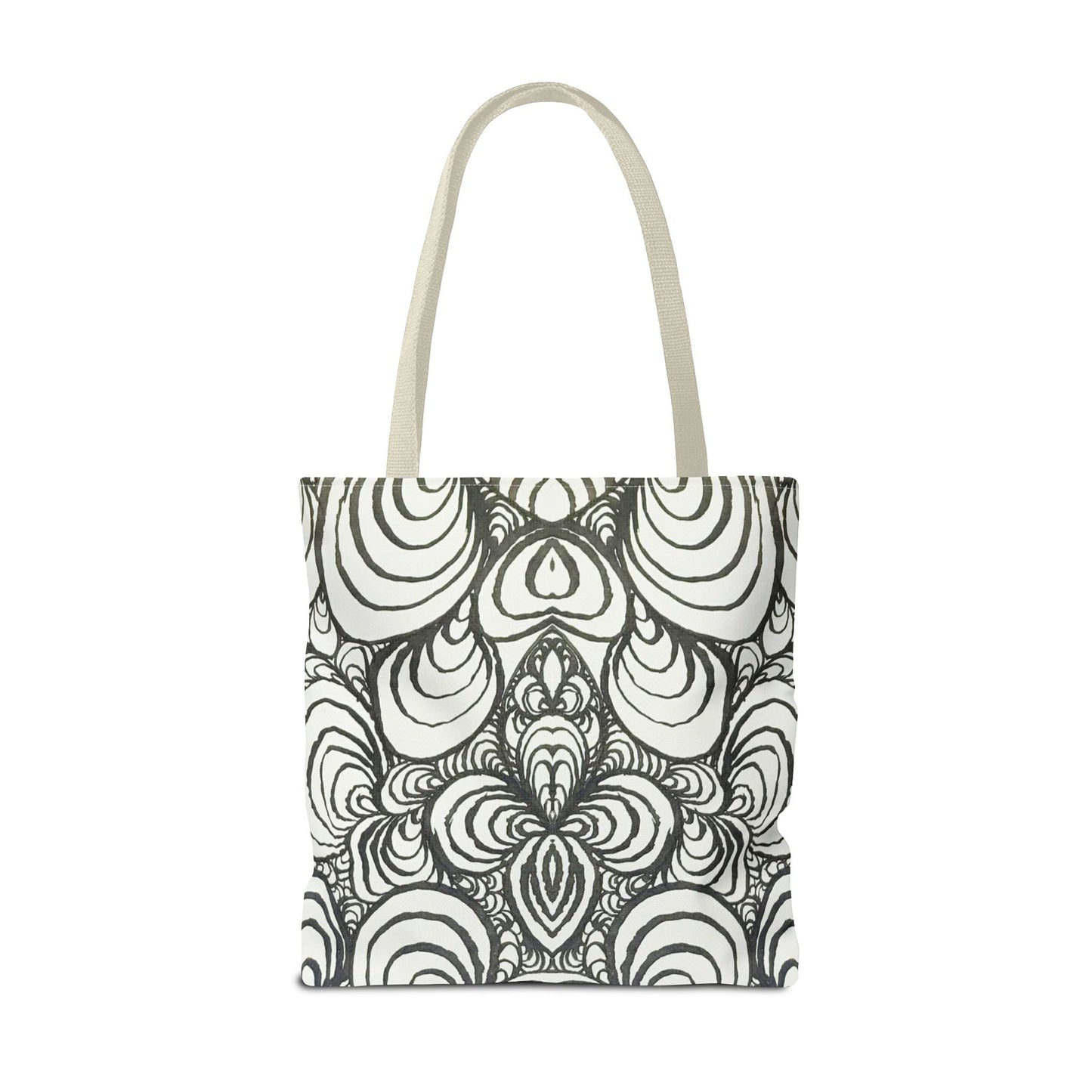 Unisex Original Line Art - All Over Print Tote Bag - Puzzle Panels 1