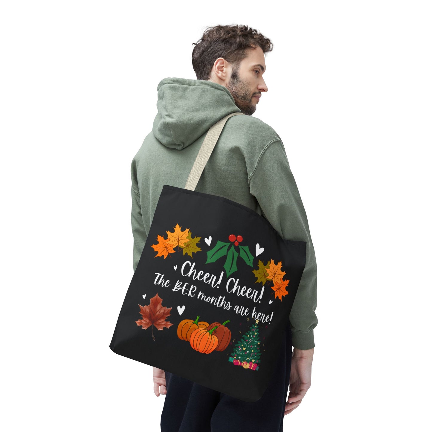Unisex BER Months Tote Bag Autumn Tote Fall Tote Bag September Tote October Tote Bag November Bag December Tote Bag Favorite Months Tote Bag