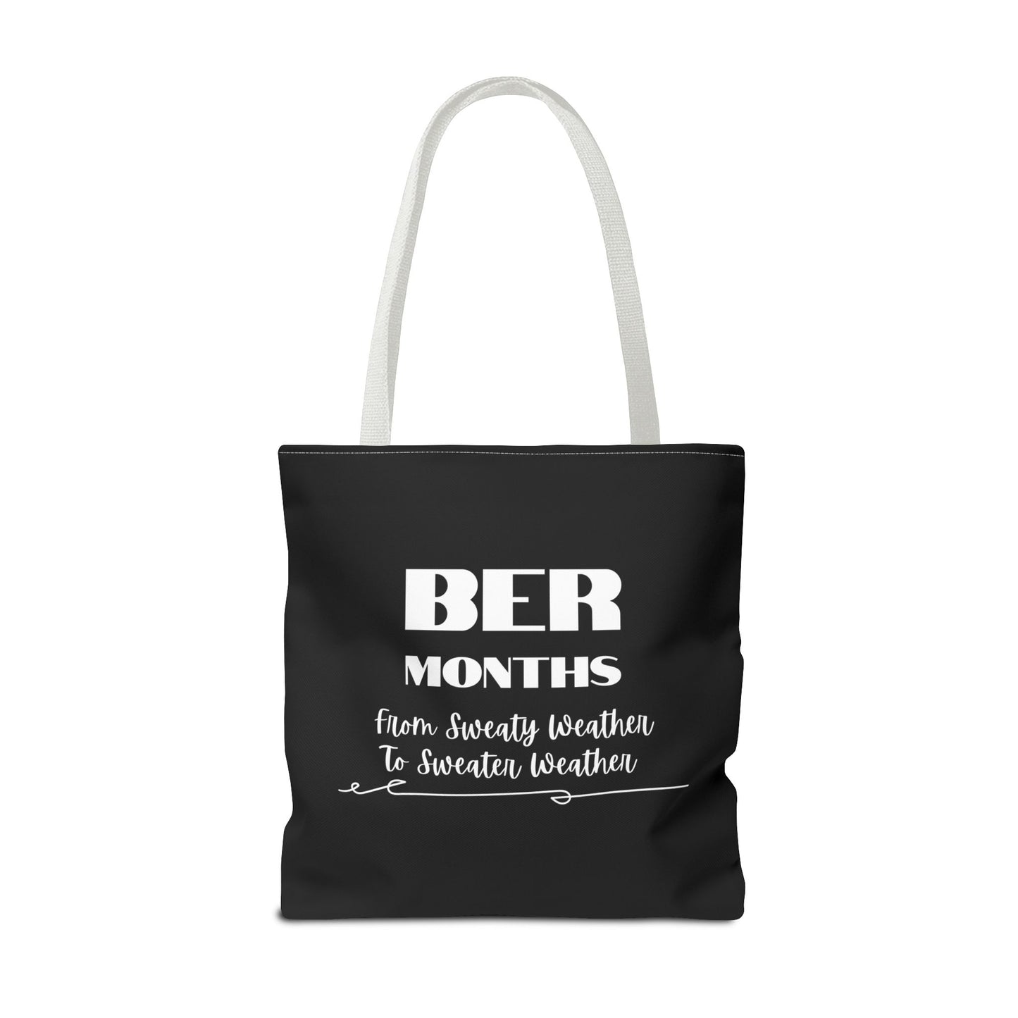 Unisex BER Months Tote Bag Autumn September October November December Tote Bag Favorite Months Tote Bag