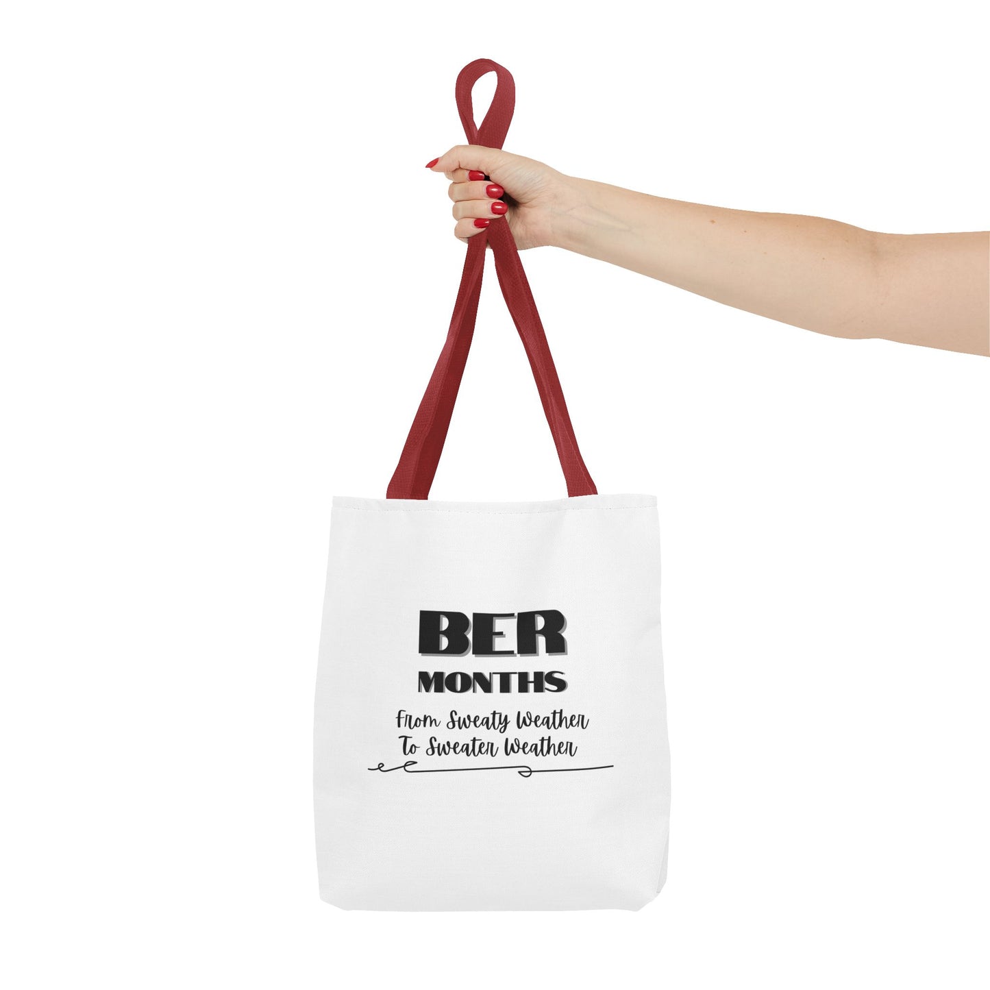 Unisex BER Months Tote Bag Autumn Fall September October November December Tote Bag Favorite Months Tote Bag