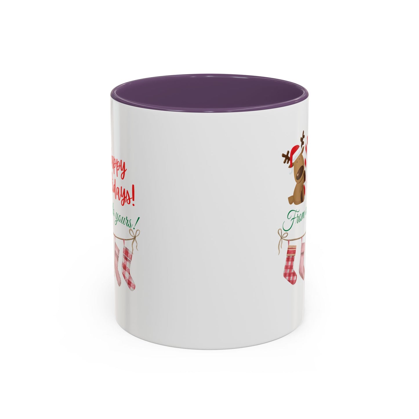 11oz/15oz  Happy Holidays From Ours to Yours Coffee Mug