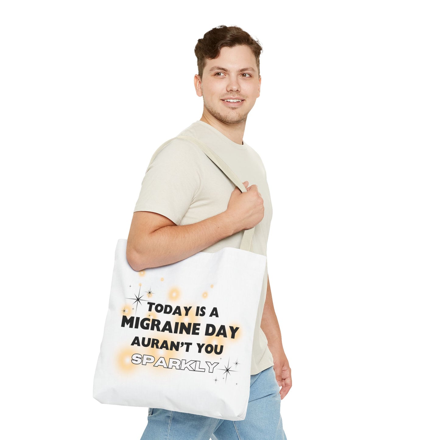 Unisex Migraine Day Invisible Illness Warrior Tote Bag