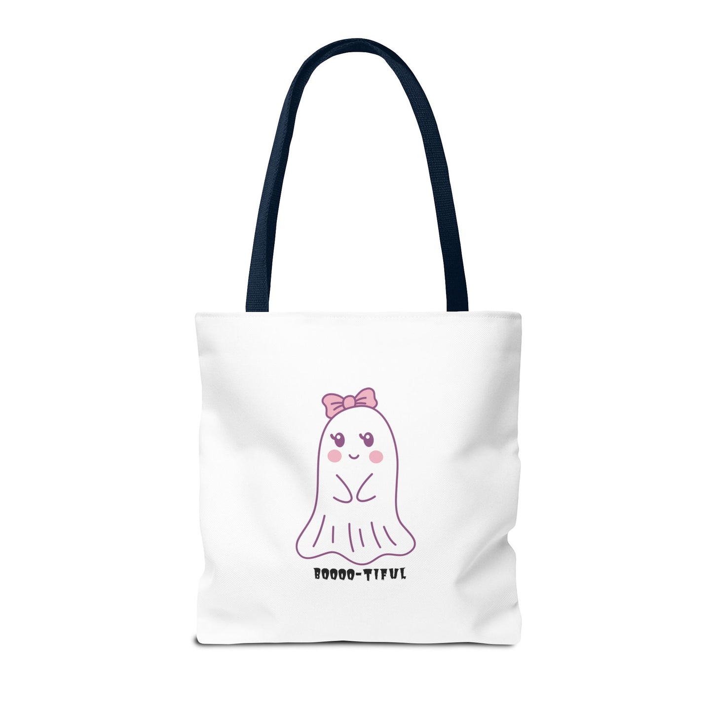 Cute Ghost Halloween Lover Spooky Season Tote Trick or Treating Candy Bag Fall Themed Reusable Lunch Tote