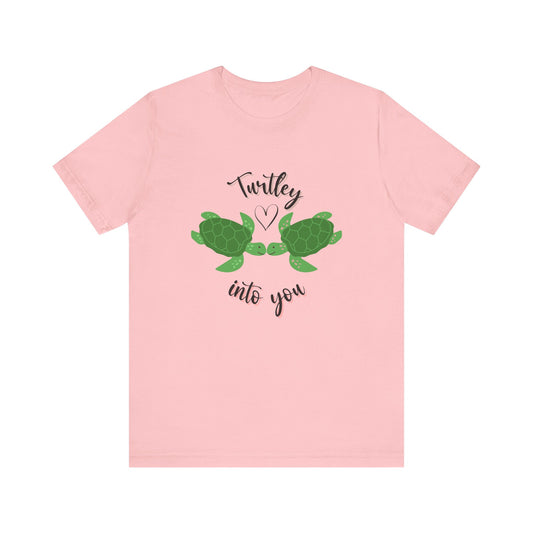 Unisex Cute Turtle Lover Turtley Into You T-Shirt