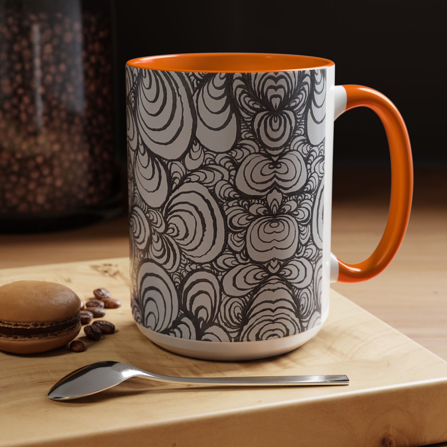 11oz/15oz Original Line Art Mug - Puzzle Panels 1