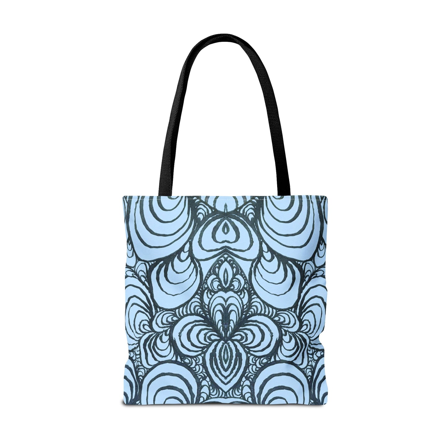 Unisex Original Line Art - All Over Print Tote Bag - Puzzle Panels 1 Color Pop Polar