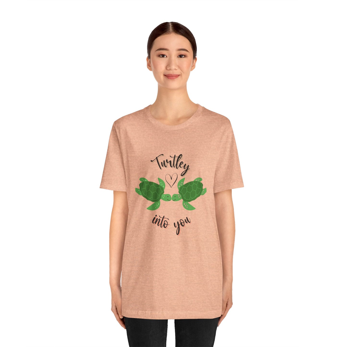Unisex Cute Turtle Lover Turtley Into You T-Shirt