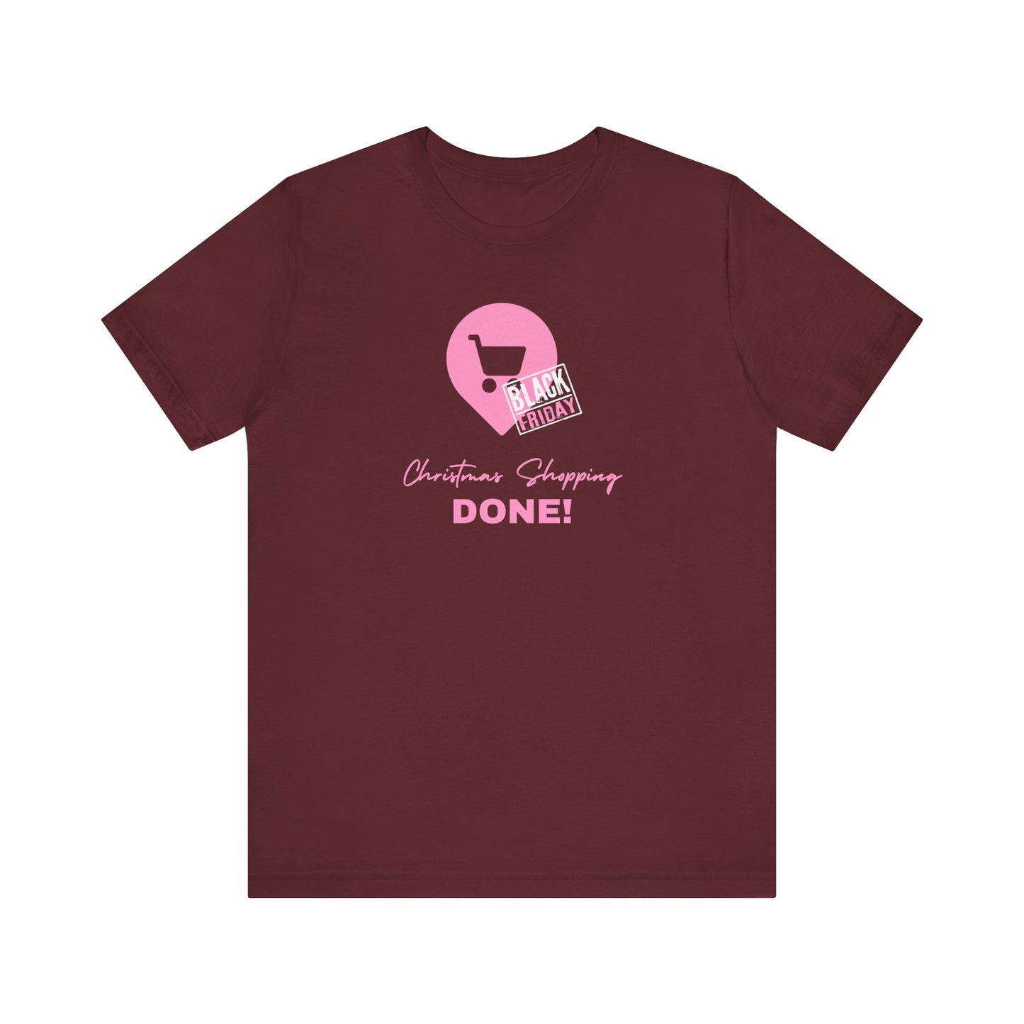 Unisex Jersey Short Sleeve Black Friday Christmas Shopping T-Shirt