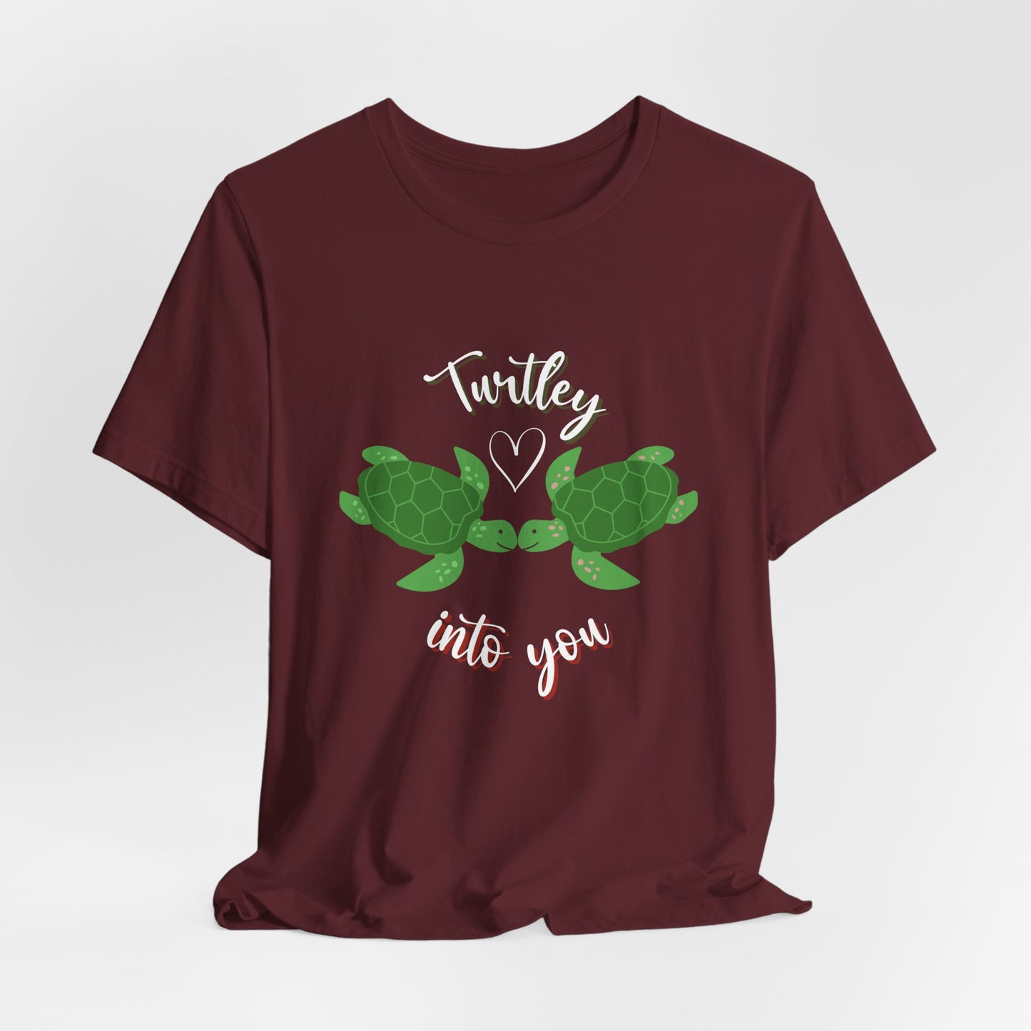 Unisex Cute Turtle Lover Turtley Into You T-Shirt