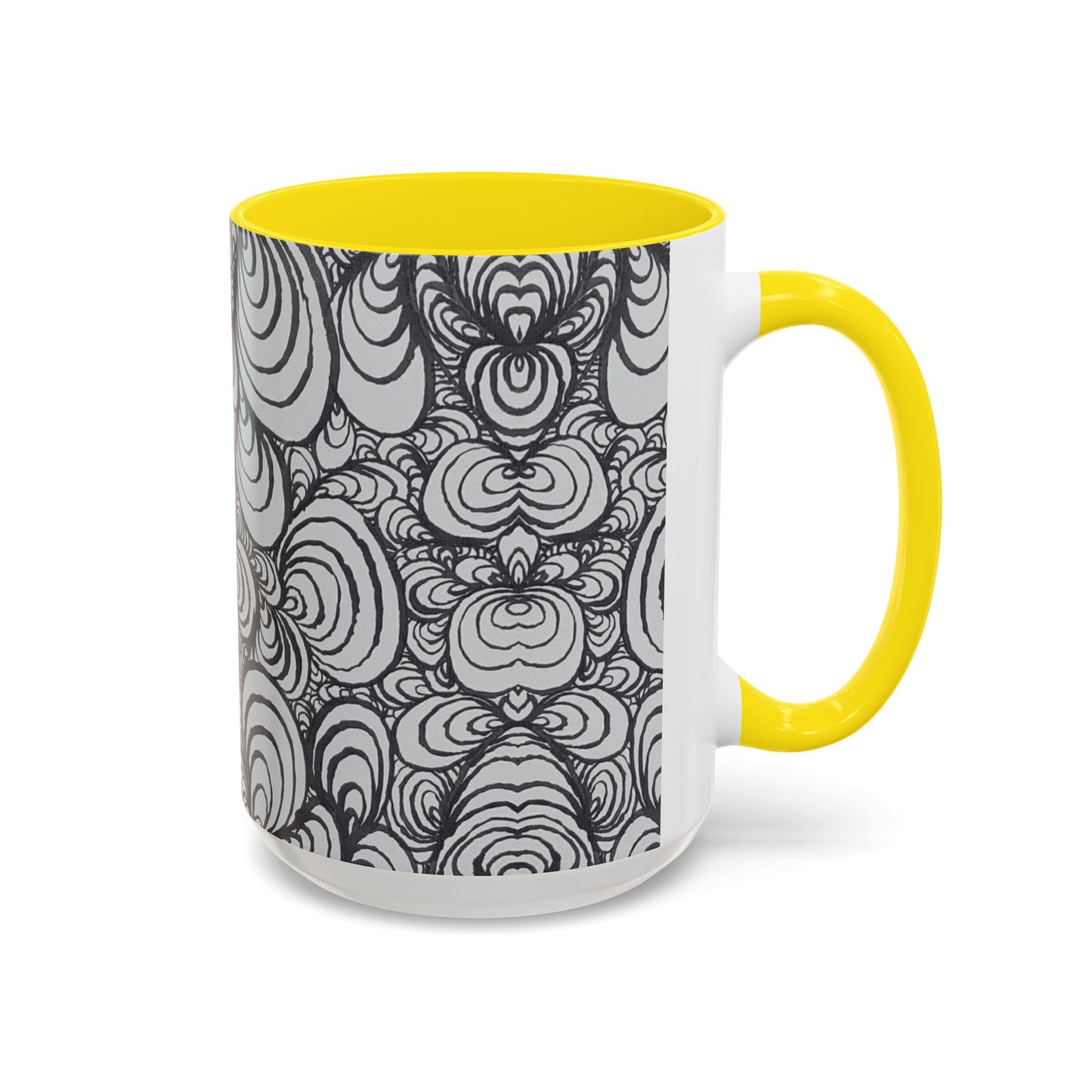 11oz/15oz Original Line Art Mug - Puzzle Panels 1