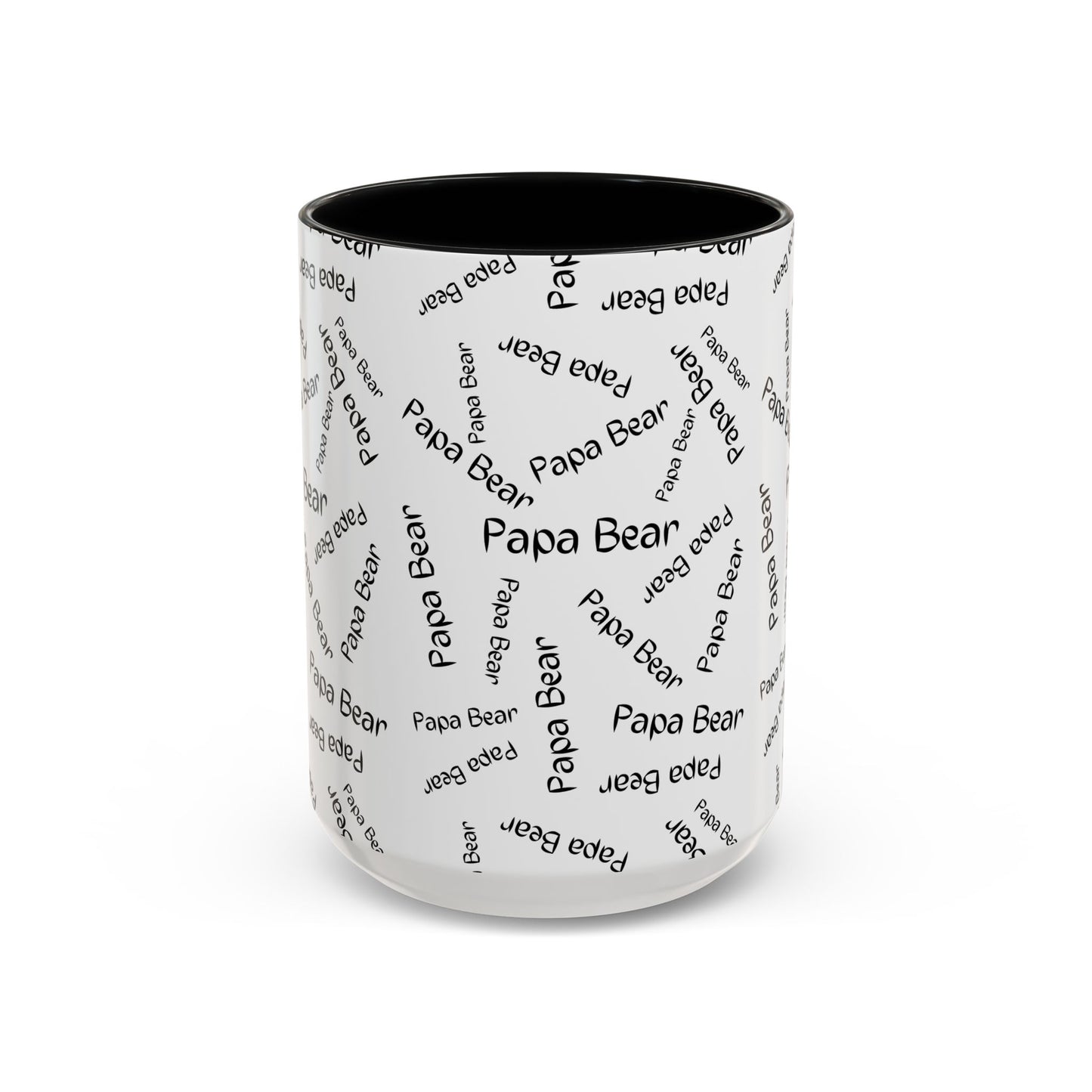 11oz/15oz Papa Bear Word Scramble Coffee Mug
