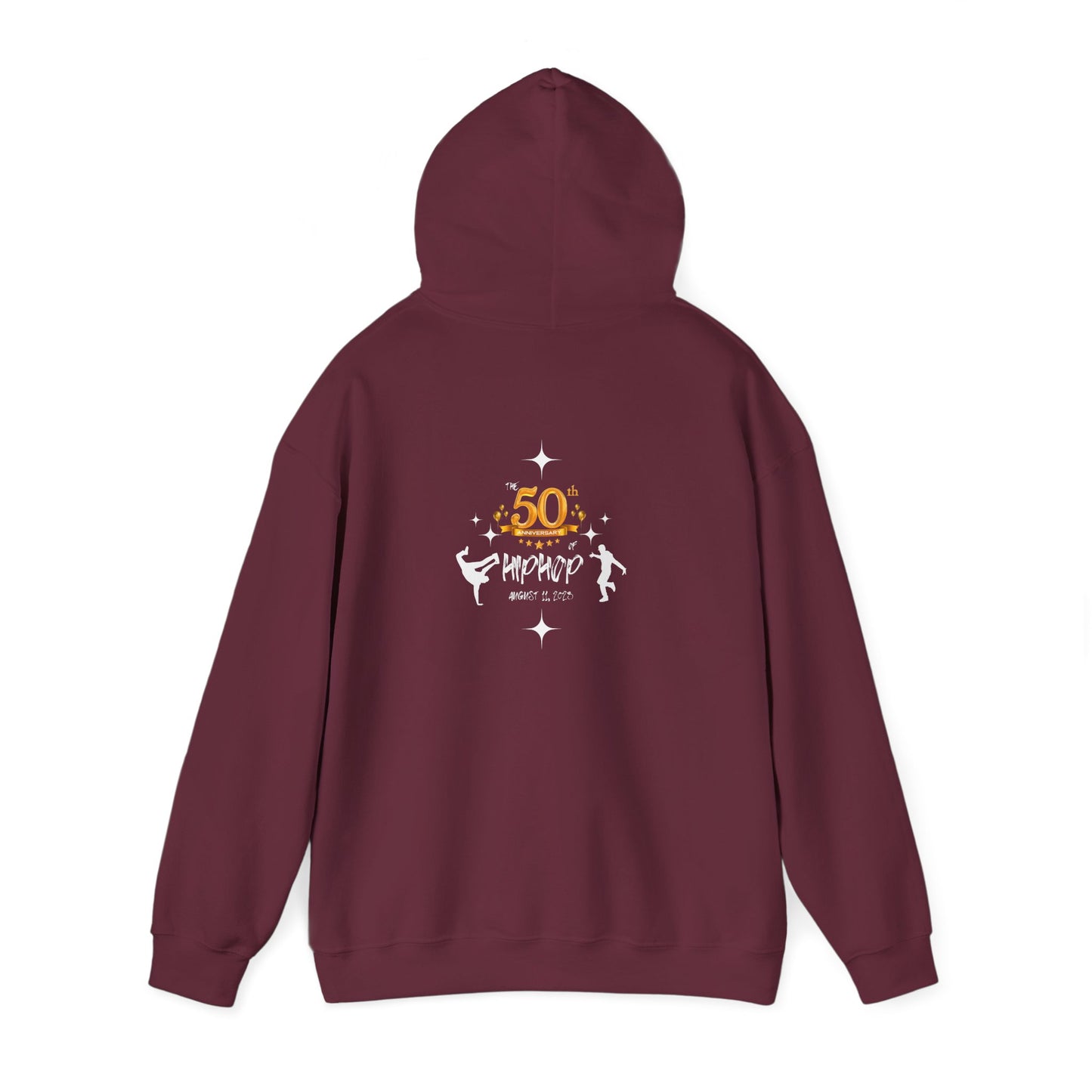 Unisex Heavy Blend™ 50th Anniversary of HipHop August 11, 2023 Commemorate 50 Years Hooded Sweatshirt