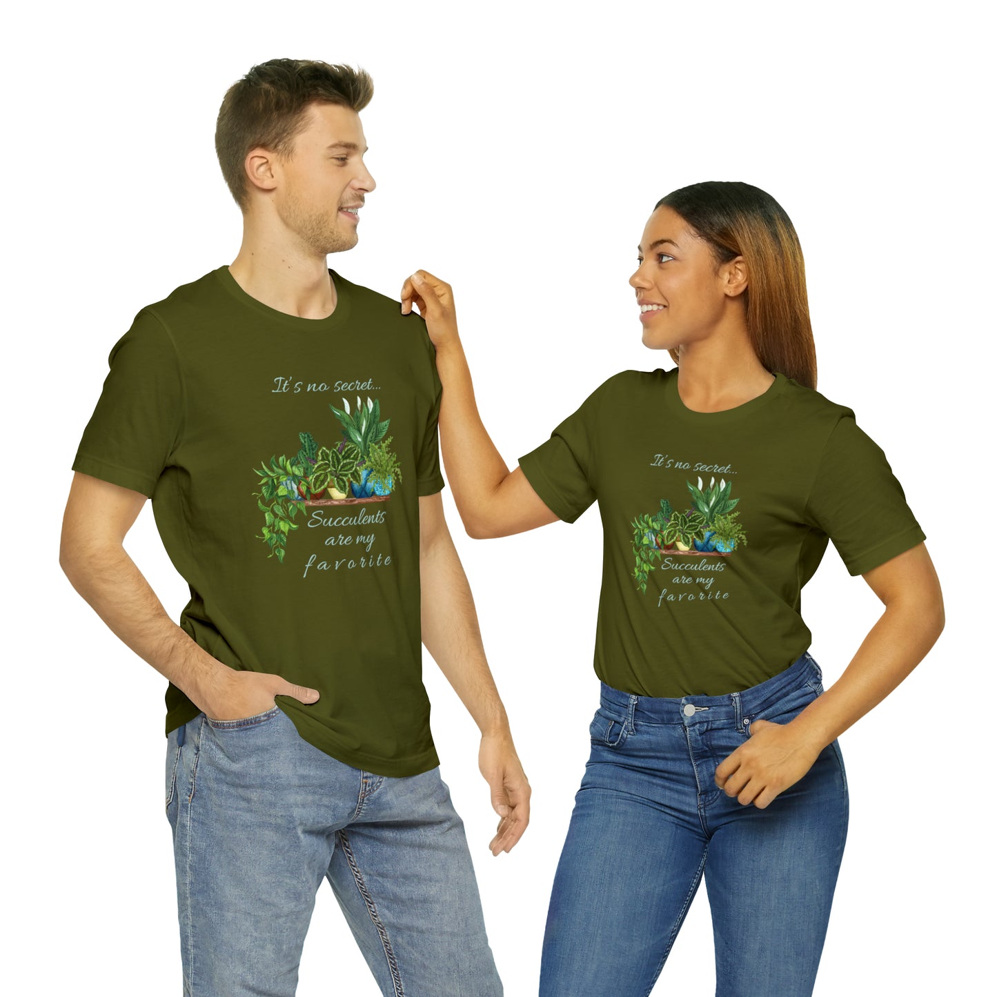 Unisex Garden Themed Succulents Are My Favorite T-Shirt