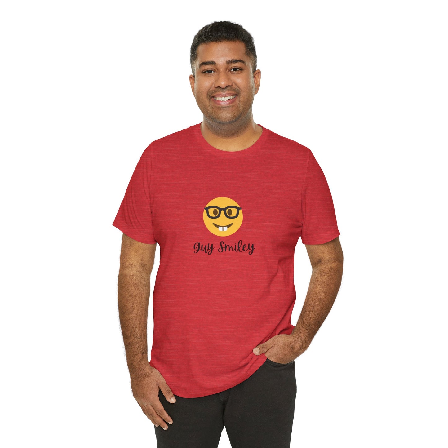 Unisex Jersey Short Sleeve Guy Smiley T-Shirt