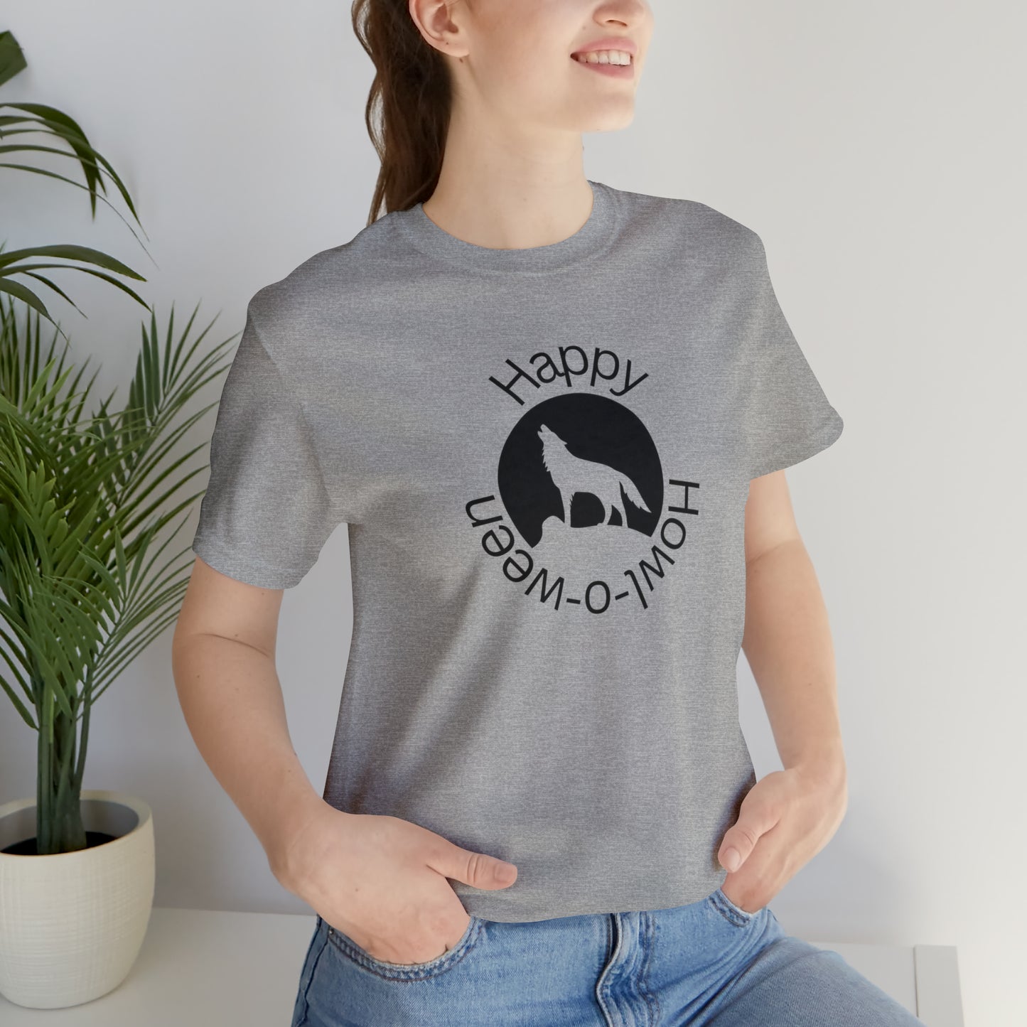 Unisex Howl-O-Ween Wolf T-Shirt