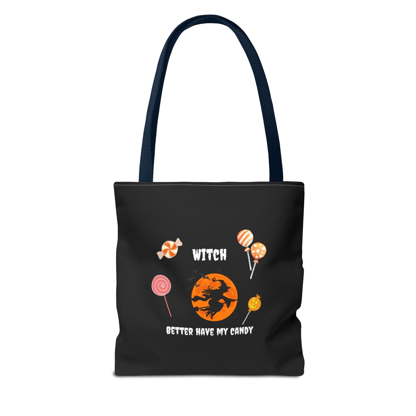 Halloween Tote Bag Gift for Spooky Season Trick or Treating Candy Bag Fall Themed Reusable Lunch Tote