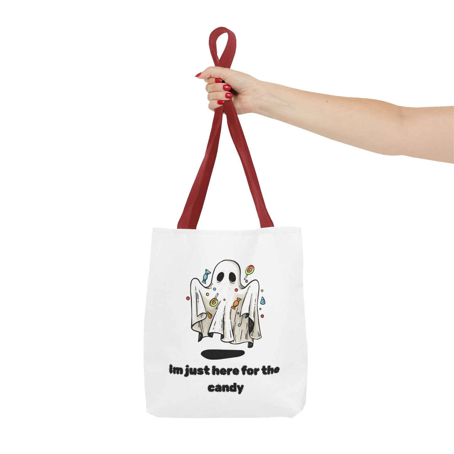 Cute Ghost Halloween Lover Spooky Season Trick or Treating Candy Bag Fall Themed Reusable Lunch Bag