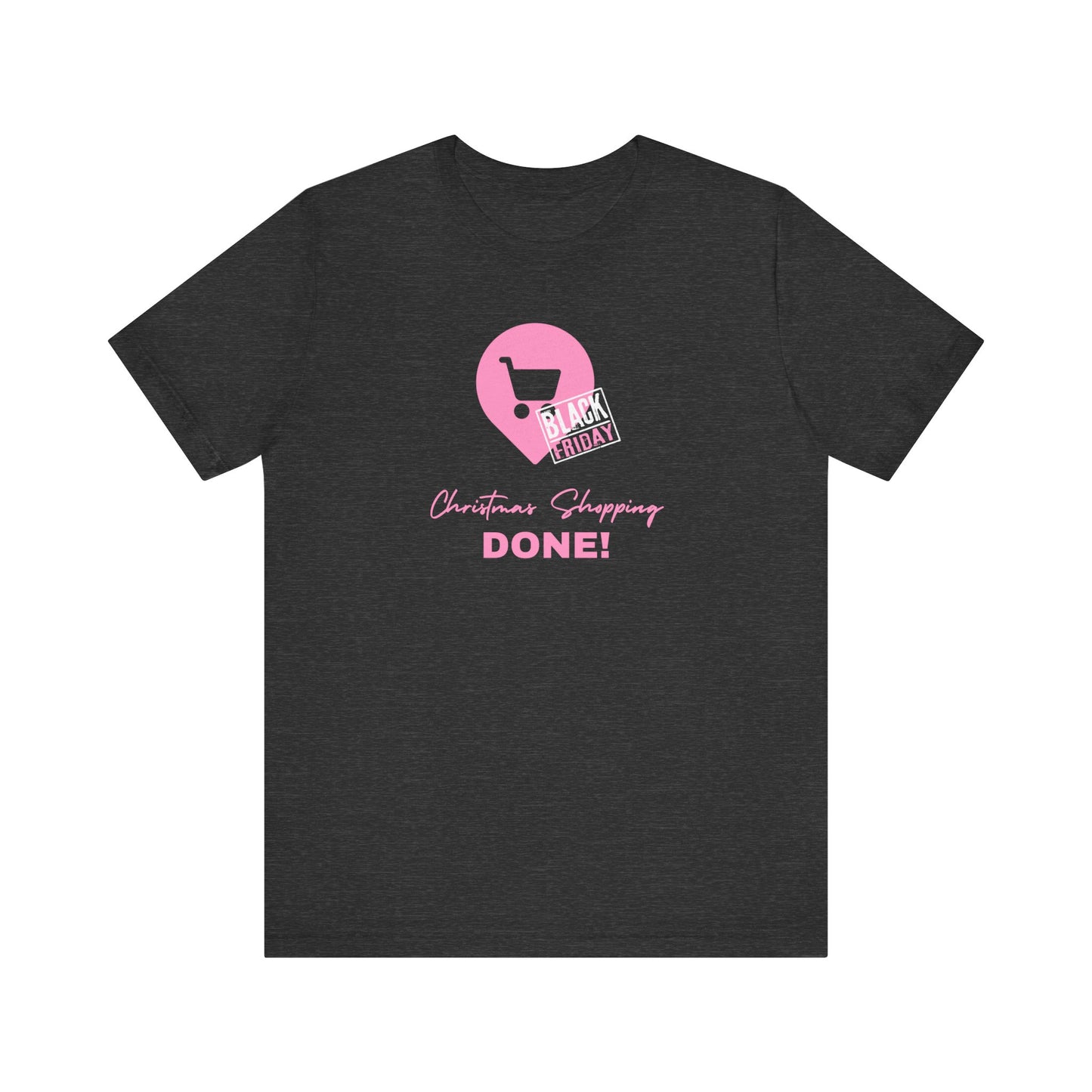 Unisex Jersey Short Sleeve Black Friday Christmas Shopping T-Shirt