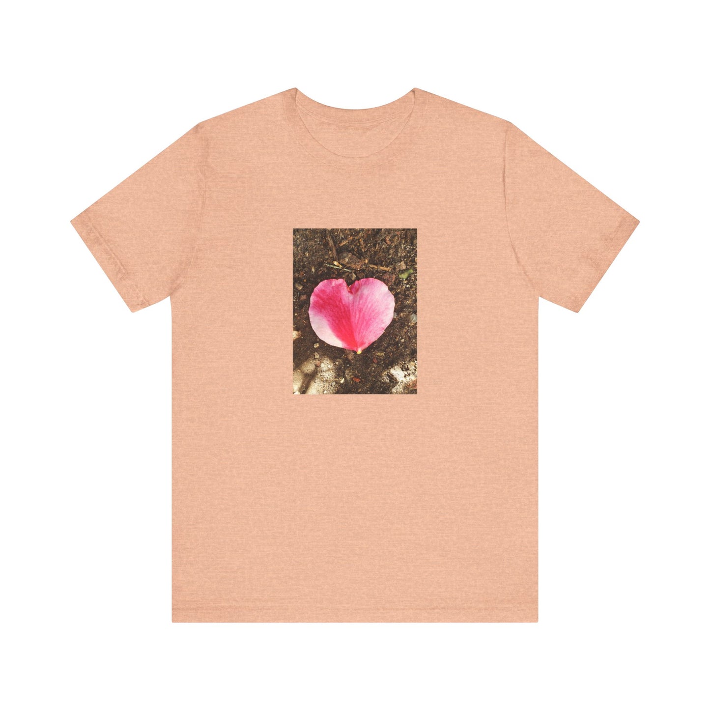 Unisex Jersey Short Sleeve Double Delight Rose Petal T-Shirt