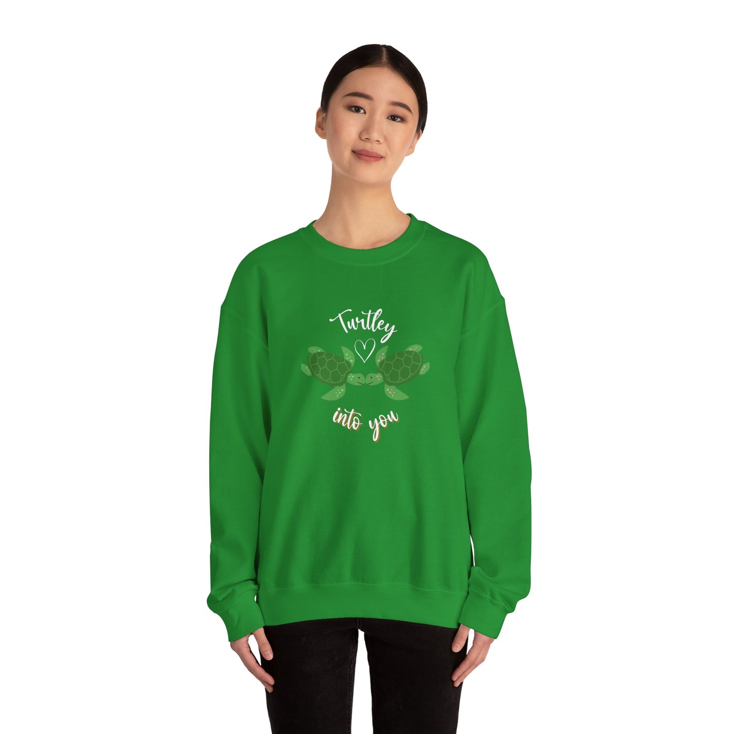 Unisex Cute Turtle Lover Turtley Into You Sweatshirt