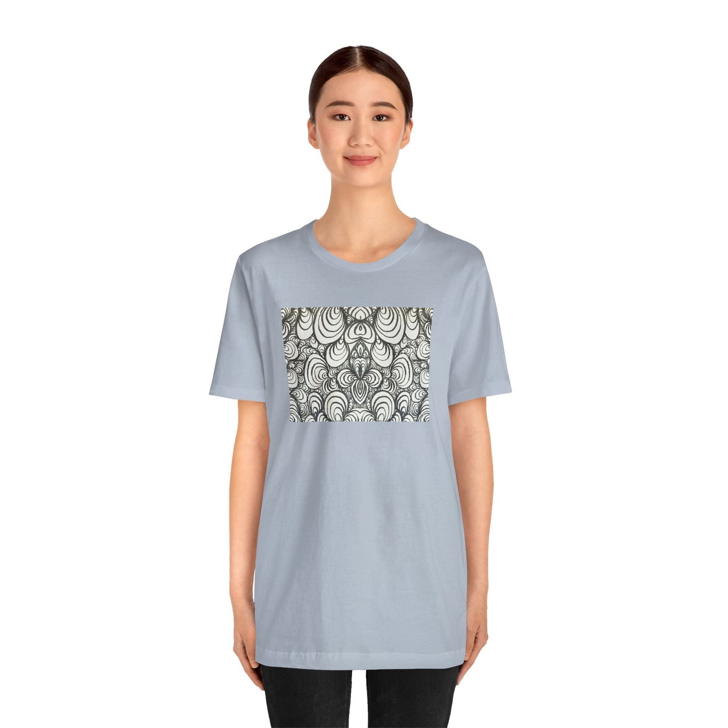 Unisex Original Line Art T-Shirt - Puzzle Panels 1