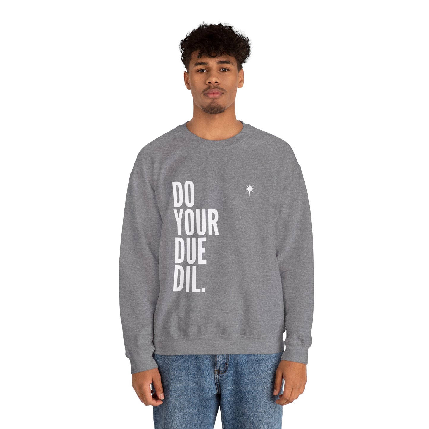 Unisex Heavy Blend Crewneck Due Your Due Diligence Sweatshirt