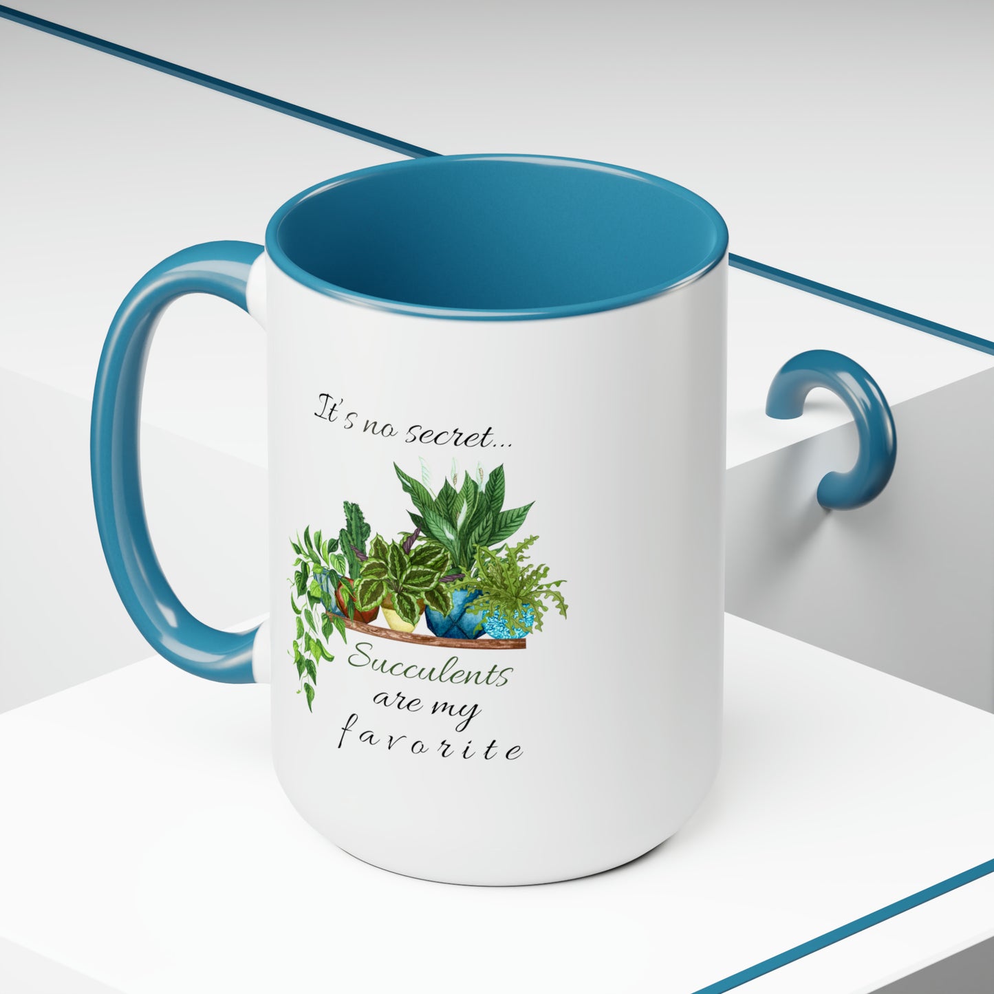 15oz Garden Themed Coffee Mug - Succulents Are My Favorite