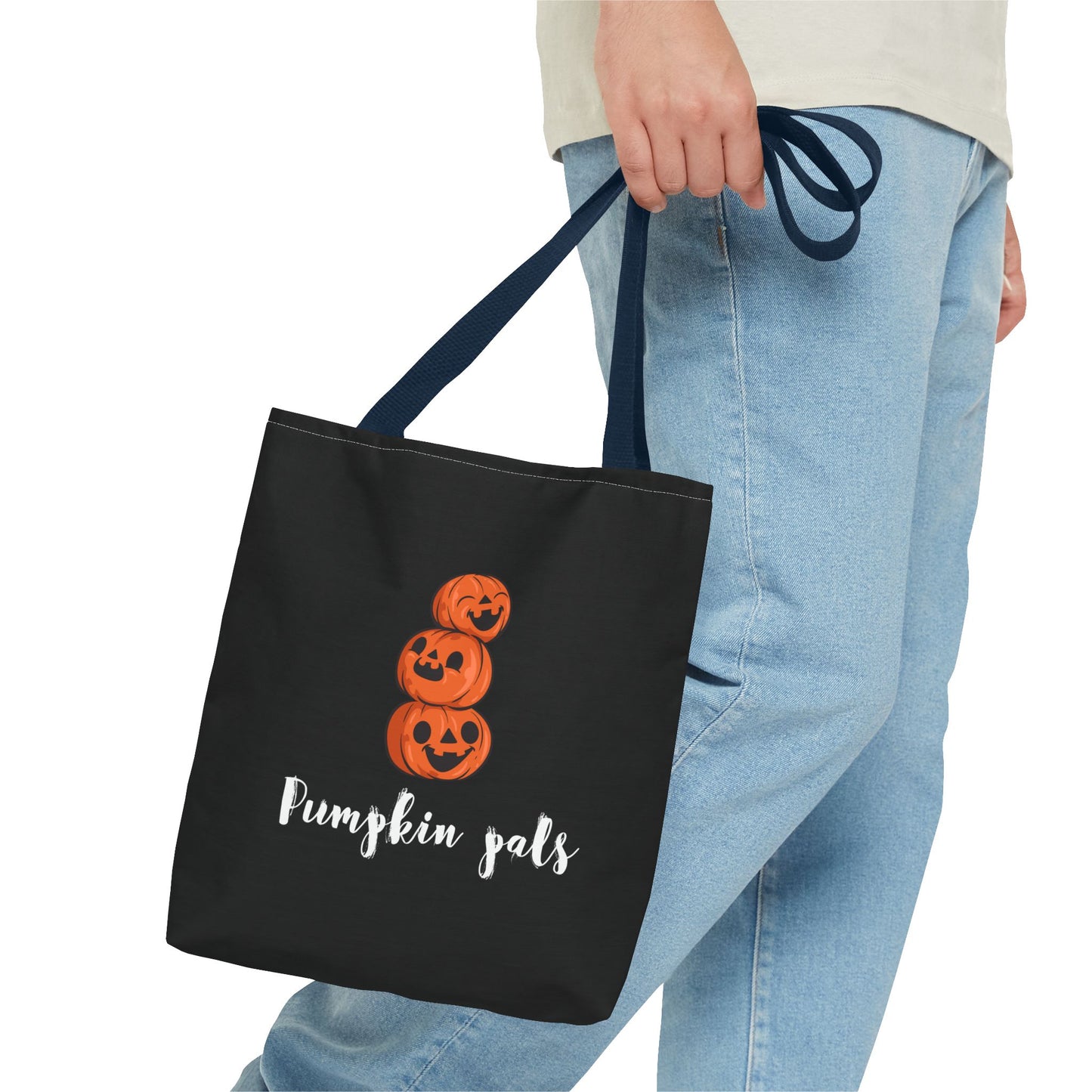 Halloween Tote Bag Gift for Spooky Season Trick or Treating Candy Bag Fall Themed Reusable Lunch Tote