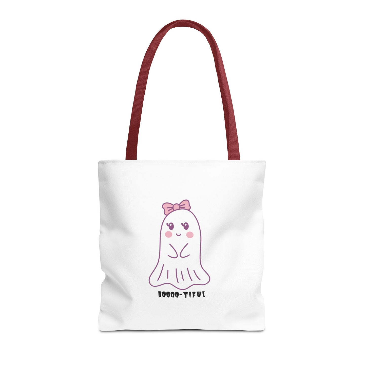 Cute Ghost Halloween Lover Spooky Season Tote Trick or Treating Candy Bag Fall Themed Reusable Lunch Tote