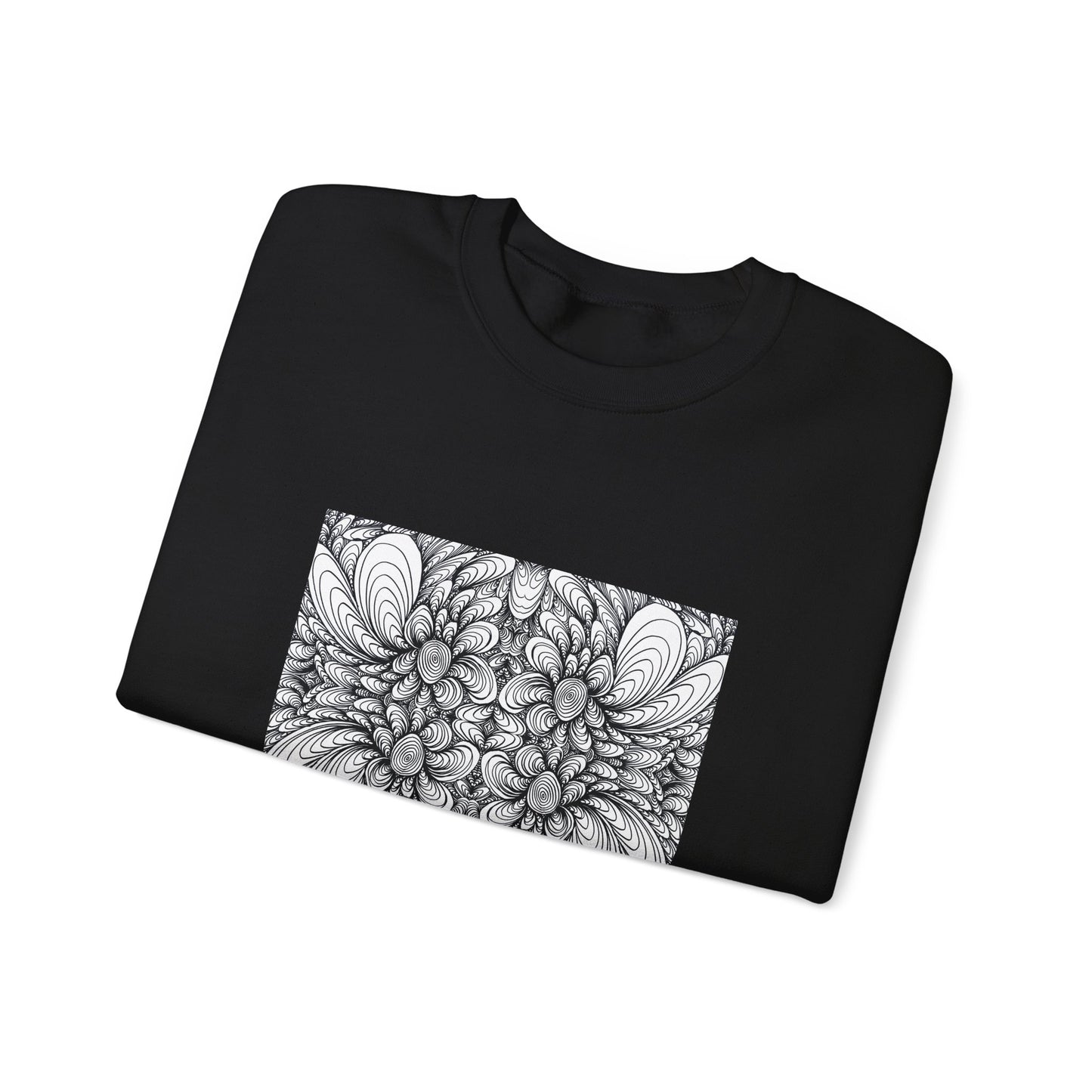 Unisex Original Line Art Sweatshirt - Blooms