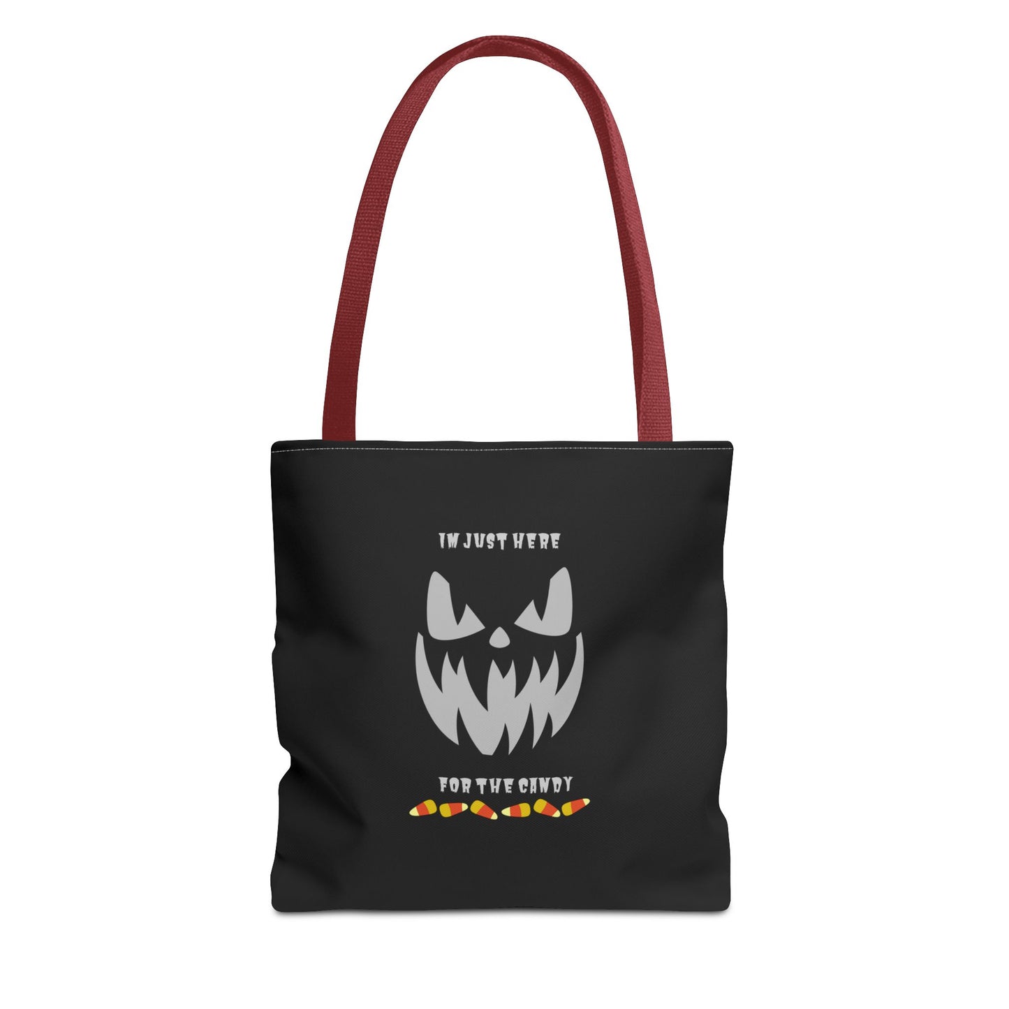 Halloween Candy Corn Scary Face Gift Spooky Season Trick or Treating Fall Candy Bag Reusable Lunch Bag