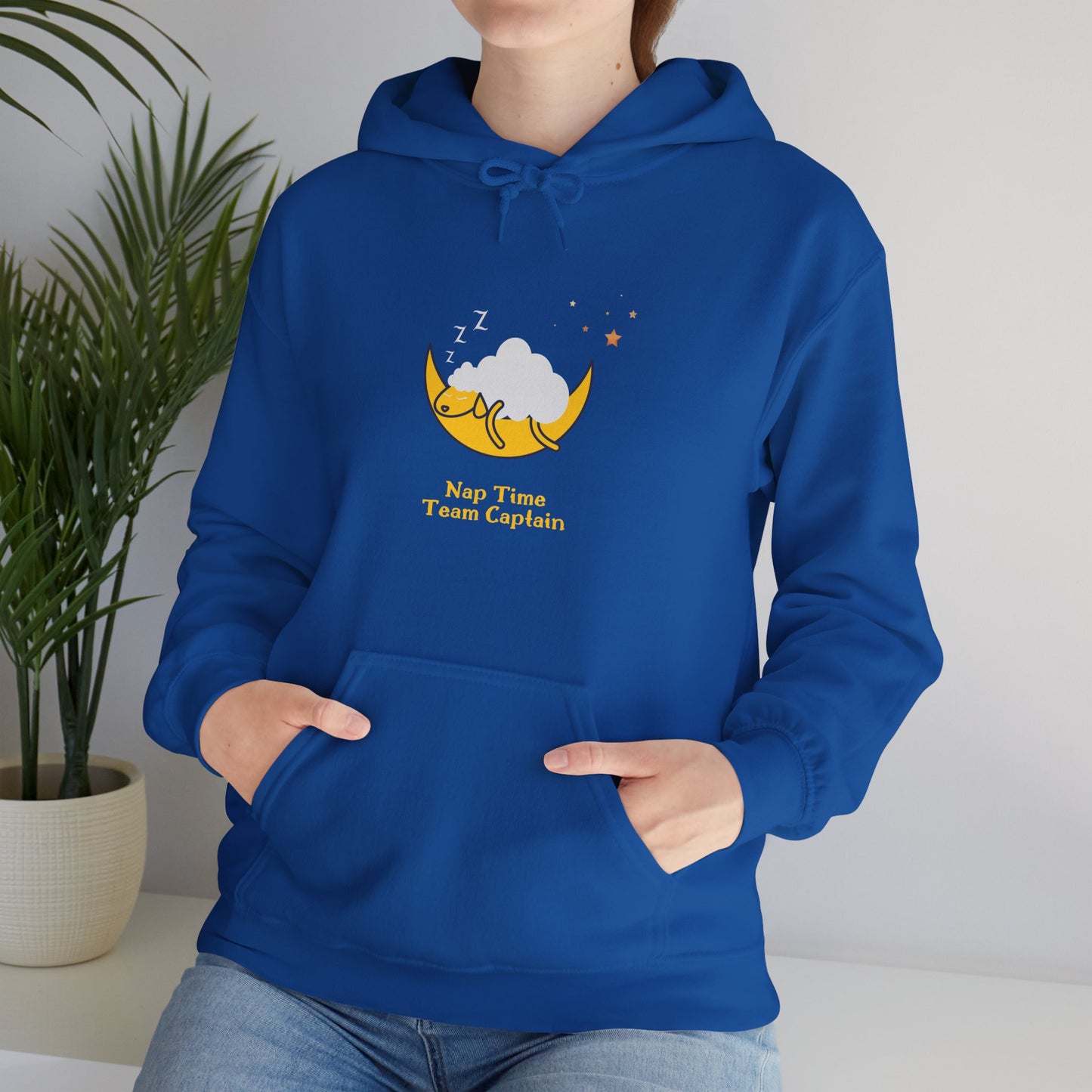Unisex Heavy Blend™ Nap Time Team Captain Hooded Sweatshirt