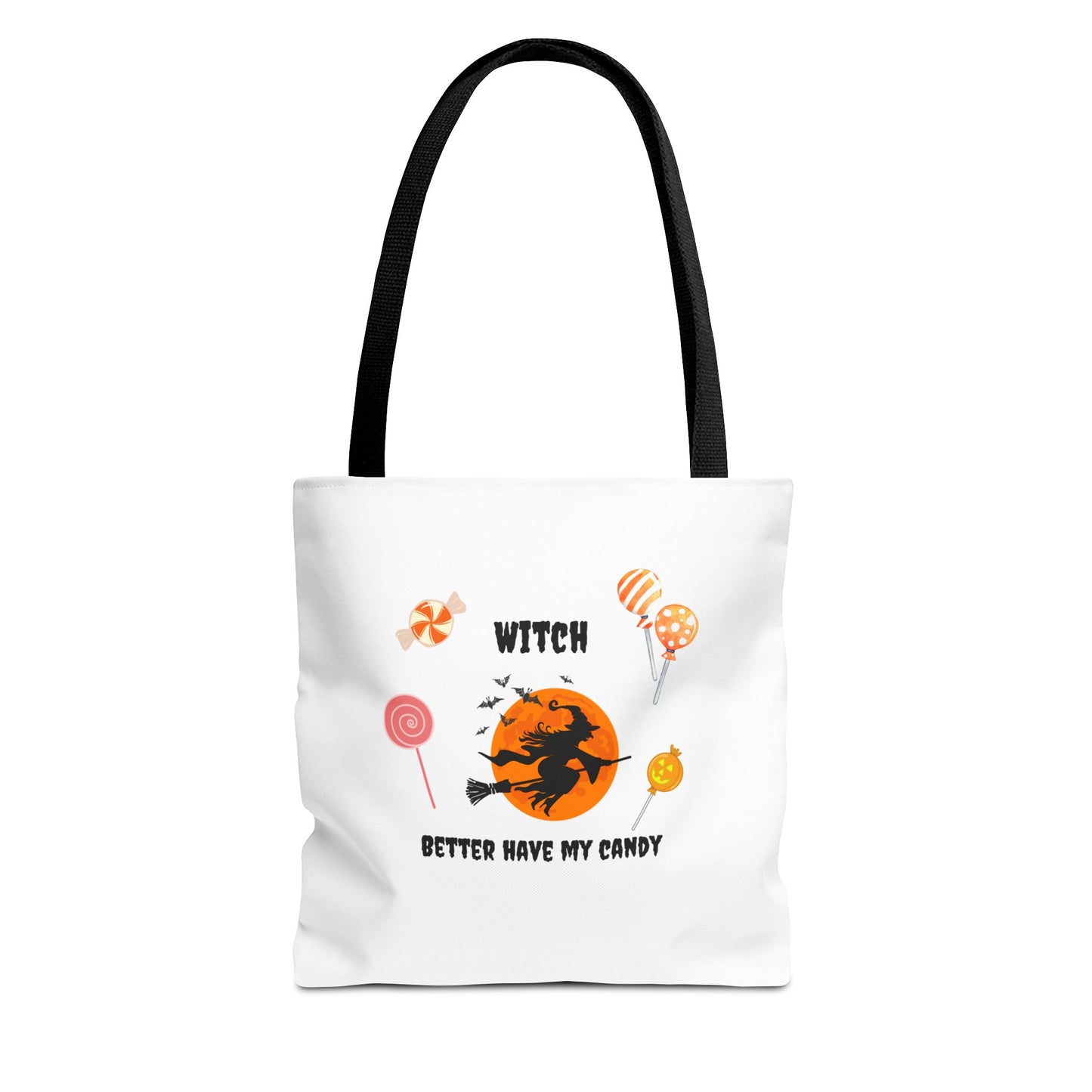 Halloween Tote Bag Spooky Season Trick or Treating Candy Bag Fall Themed Reusable Lunch Tote