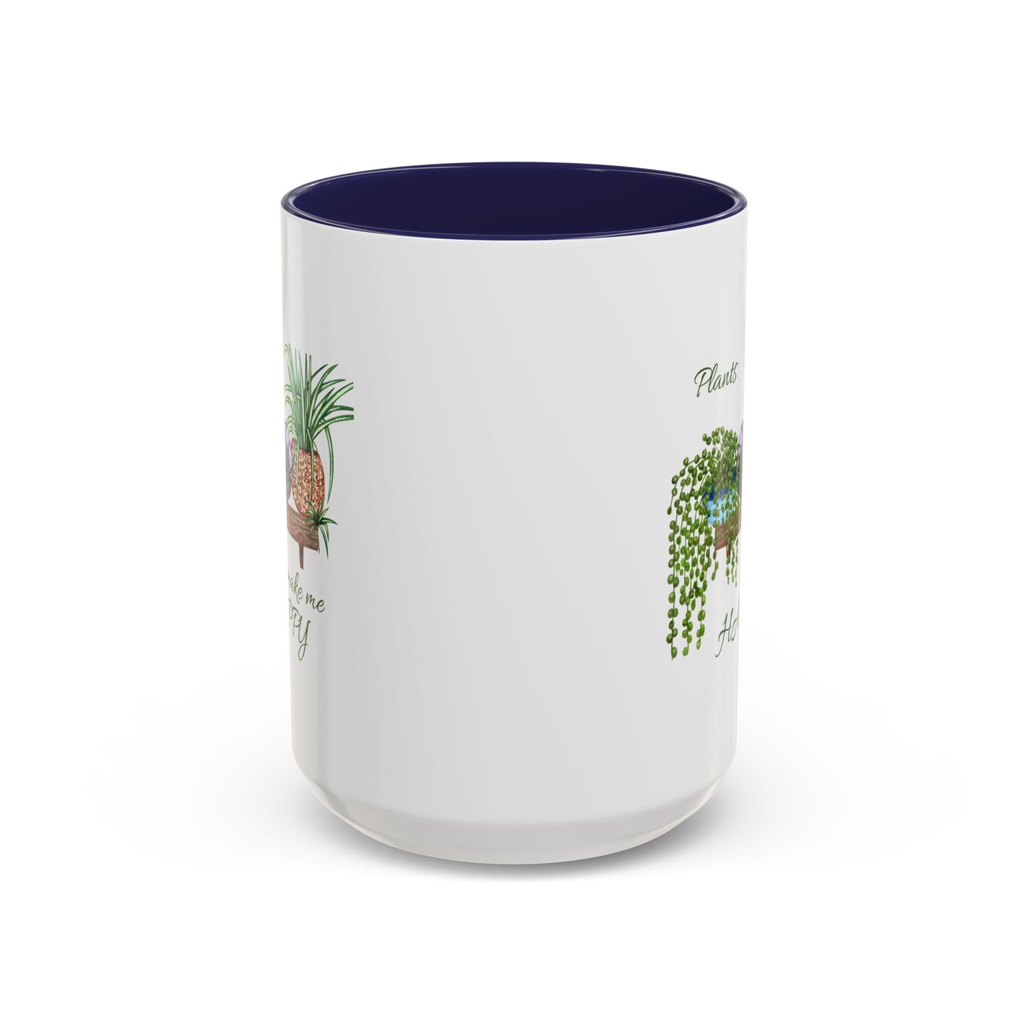 11oz/15oz Garden Themed Plants Make Me Happy Coffee Mug