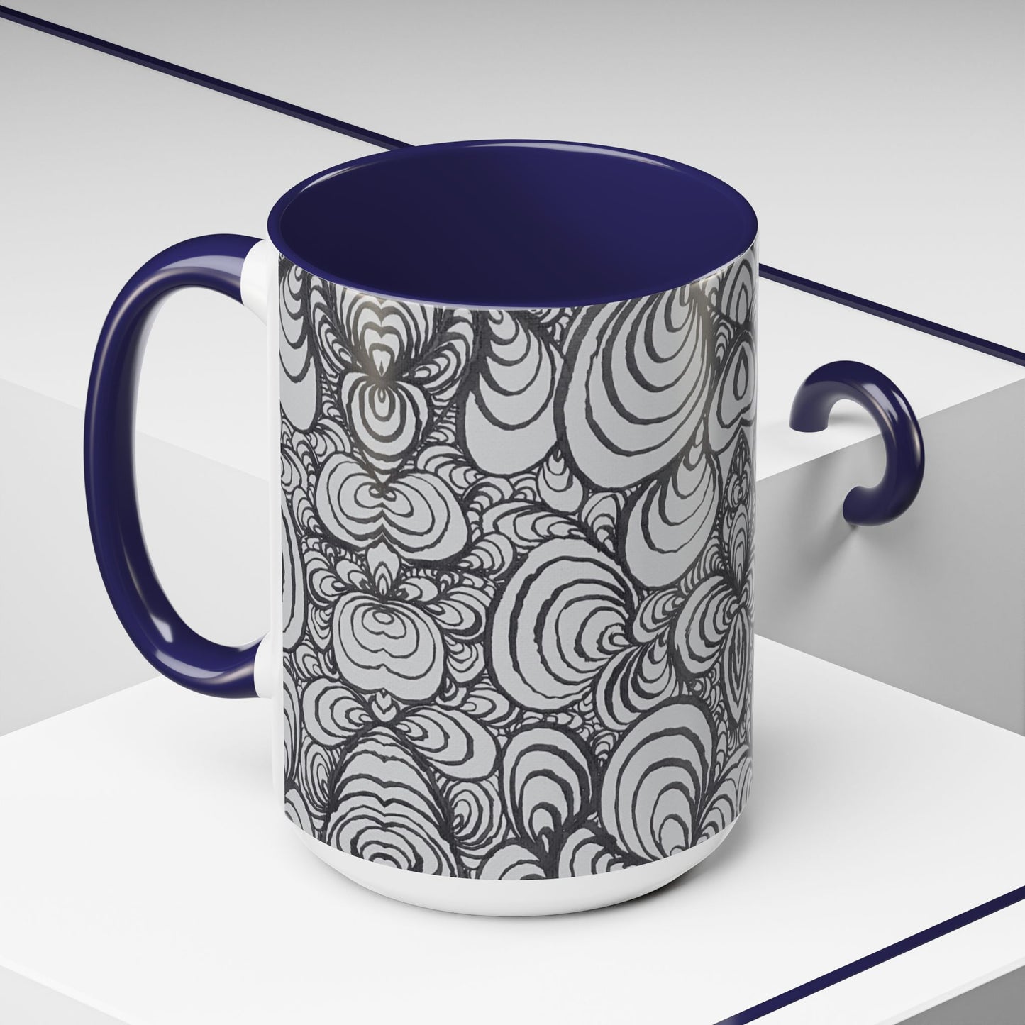 11oz/15oz Original Line Art Mug - Puzzle Panels 1