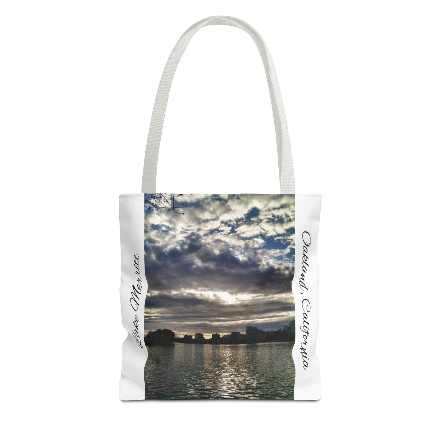 Unisex Travel Tote Lake Merritt Scenic View Oakland California Bay Area Keepsake Reusable Grocery Tote Yoga Bag Traveler Gift Scenic View