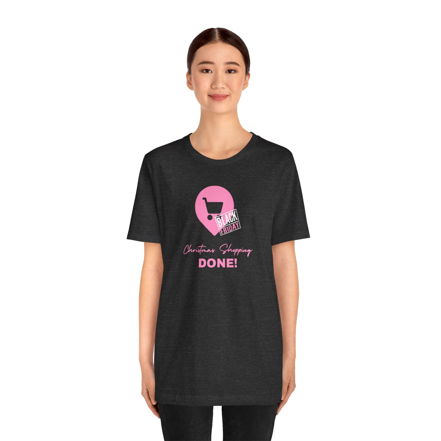 Unisex Jersey Short Sleeve Black Friday Christmas Shopping T-Shirt