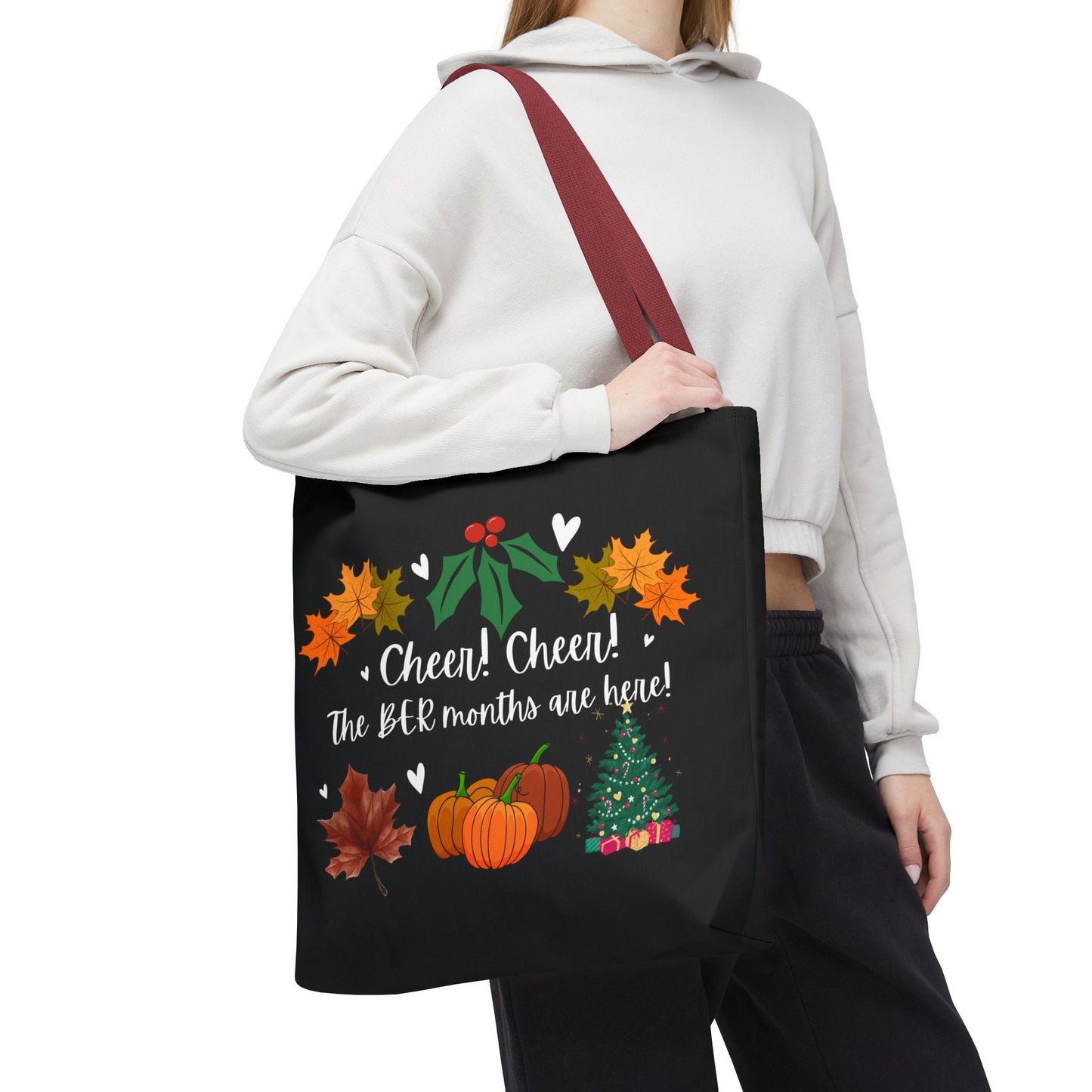 Unisex BER Months Tote Bag Autumn Tote Fall Tote Bag September Tote October Tote Bag November Bag December Tote Bag Favorite Months Tote Bag