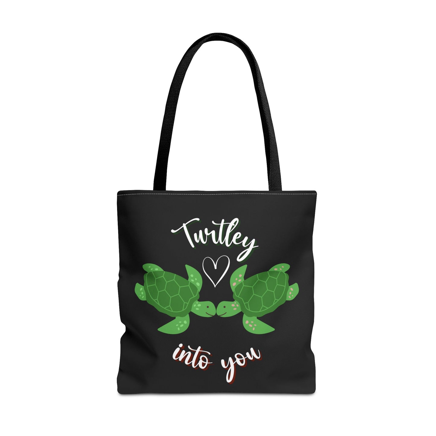 Unisex Cute Turtle Lover Turtley Into You Tote Bag