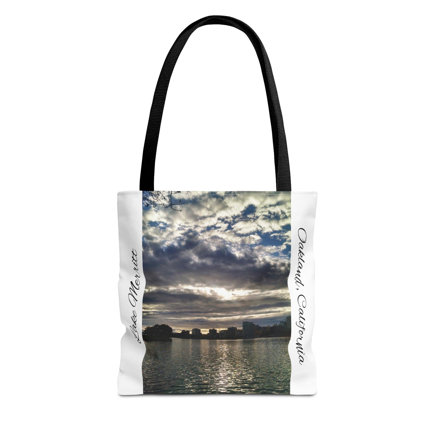 Unisex Travel Tote Lake Merritt Scenic View Oakland California Bay Area Keepsake Reusable Grocery Tote Yoga Bag Traveler Gift Scenic View