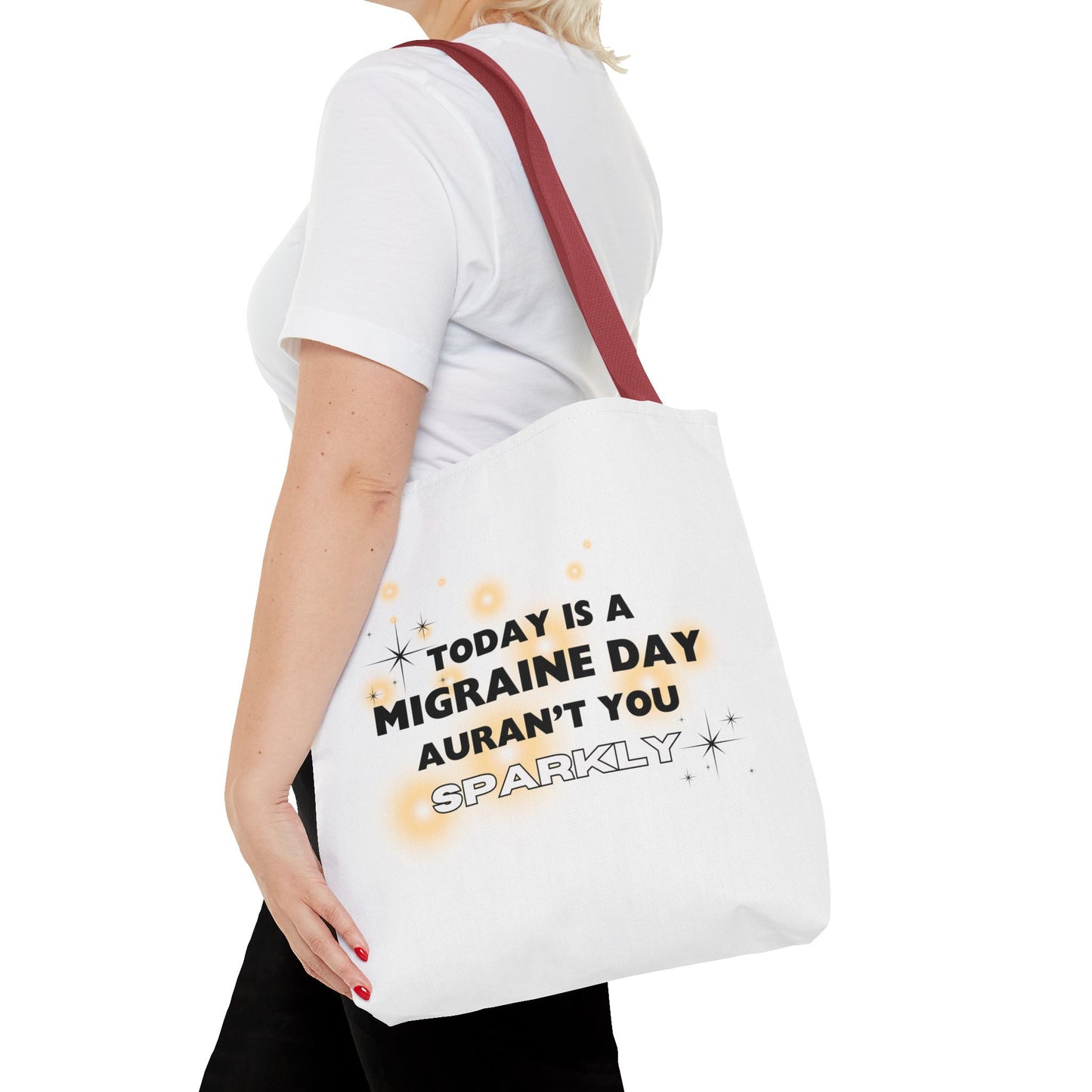 Unisex Migraine Day Invisible Illness Warrior Tote Bag