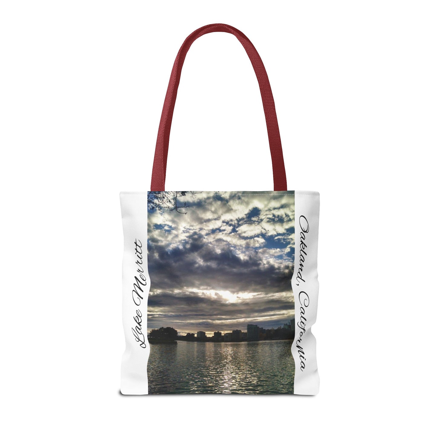 Unisex Travel Tote Lake Merritt Scenic View Oakland California Bay Area Keepsake Reusable Grocery Tote Yoga Bag Traveler Gift Scenic View