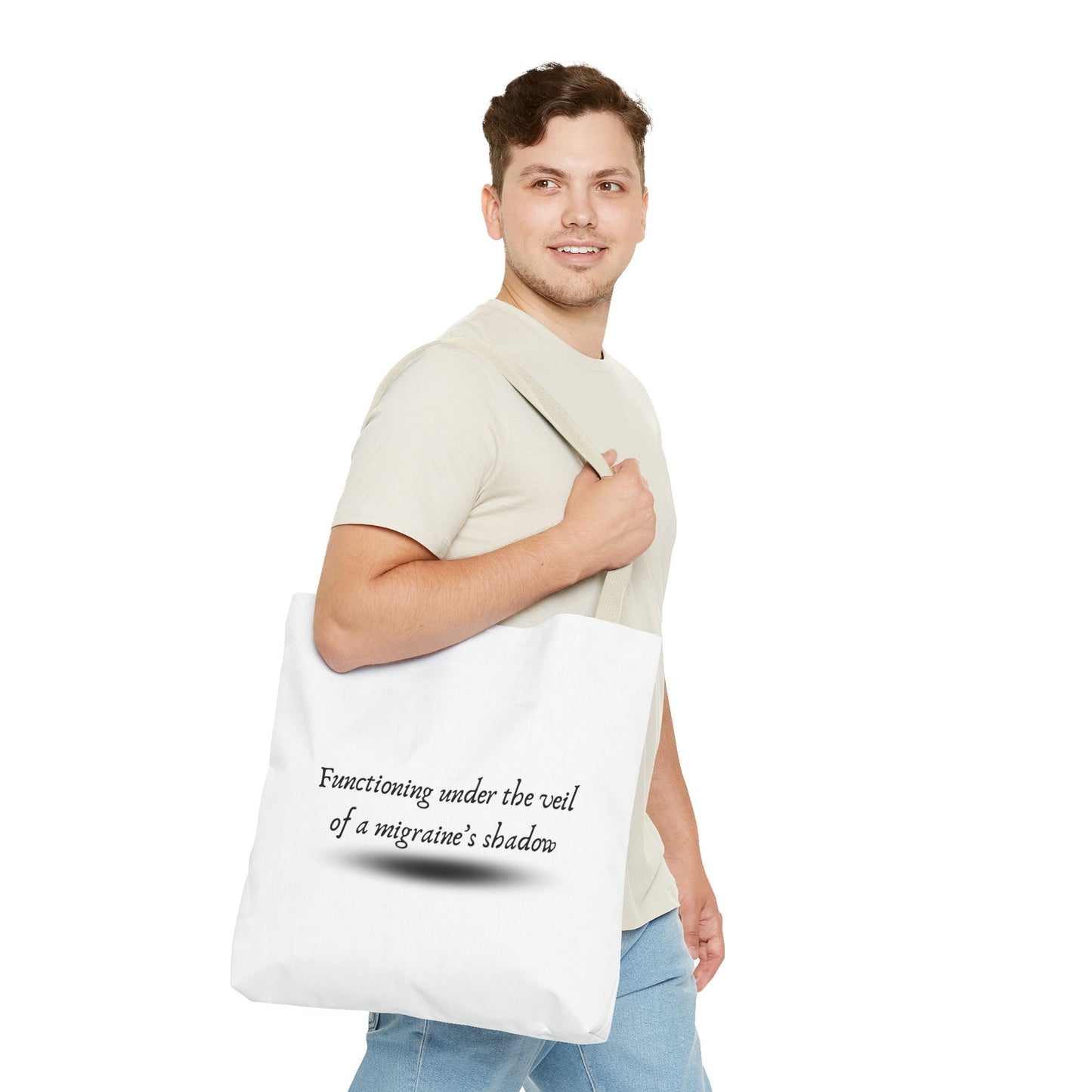 Unisex Migraine Day Invisible Illness Warrior Tote Bag