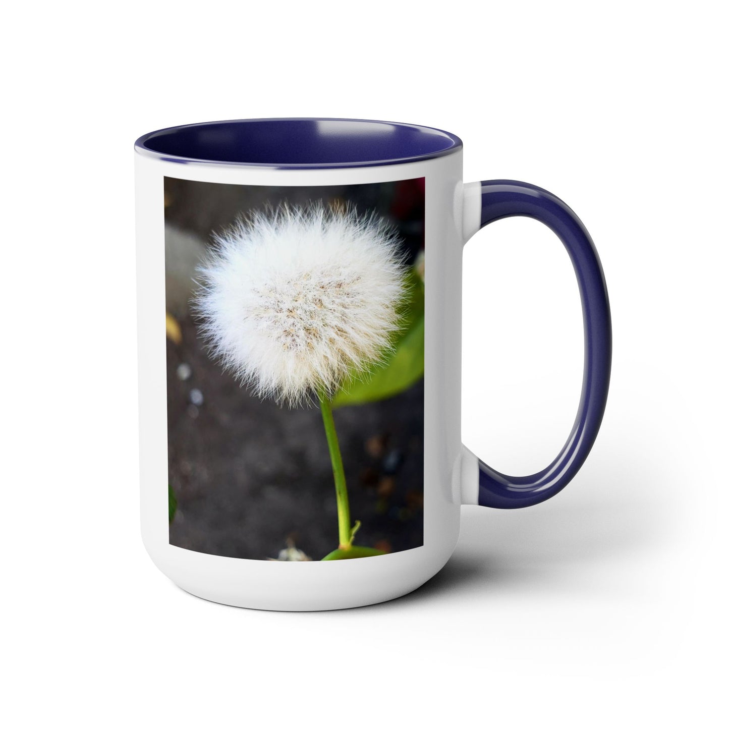 15oz Garden Themed Dandelion Flower Coffee Mug