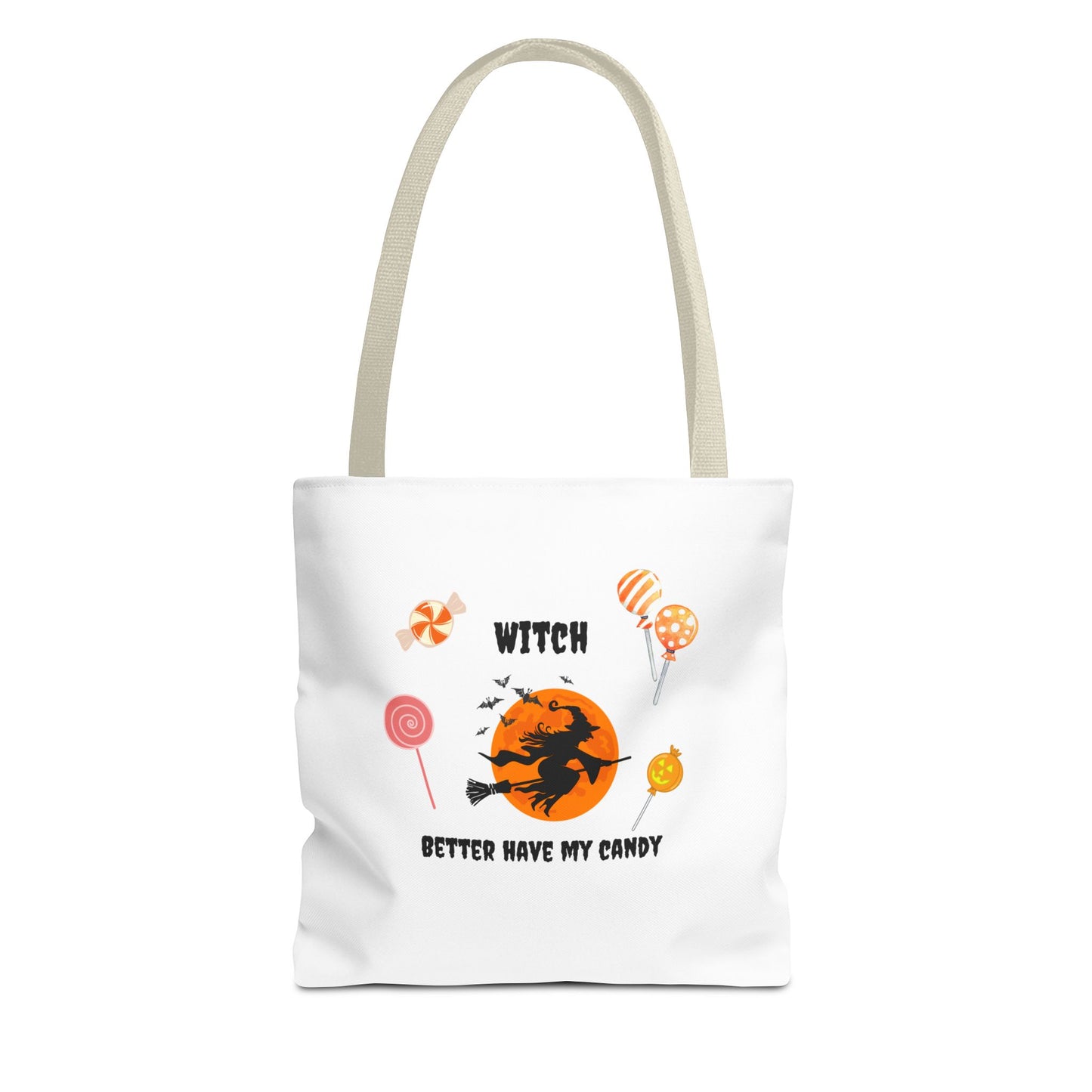 Halloween Tote Bag Spooky Season Trick or Treating Candy Bag Fall Themed Reusable Lunch Tote