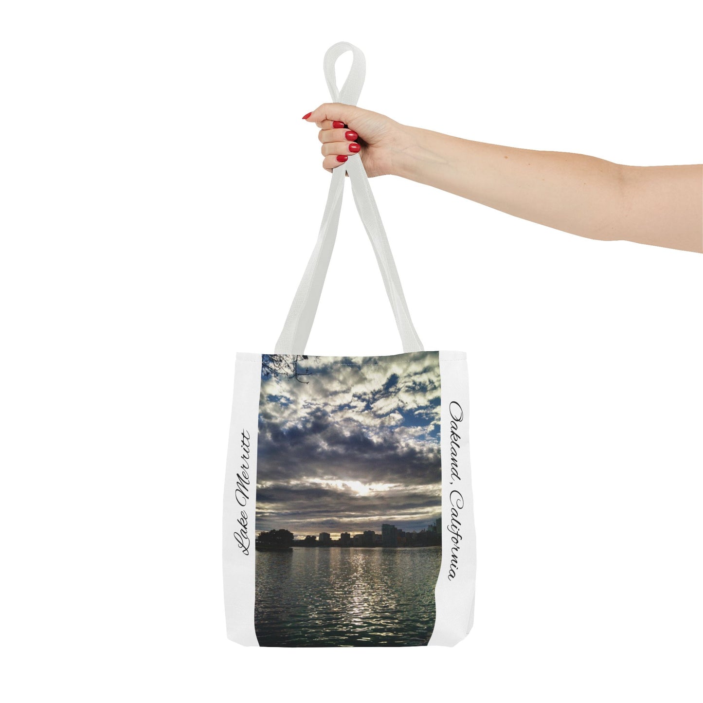 Unisex Travel Tote Lake Merritt Scenic View Oakland California Bay Area Keepsake Reusable Grocery Tote Yoga Bag Traveler Gift Scenic View