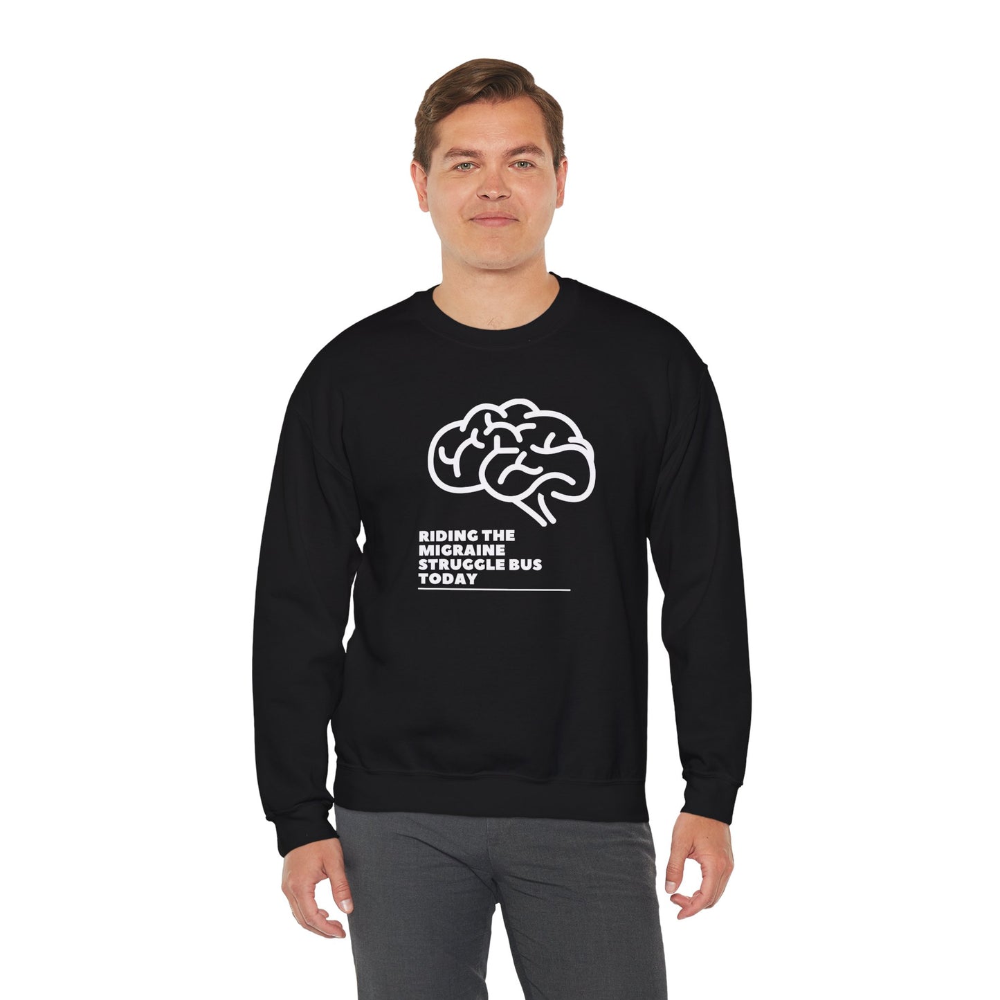 Unisex Migraine Day Invisible Illness Warrior Sweatshirt